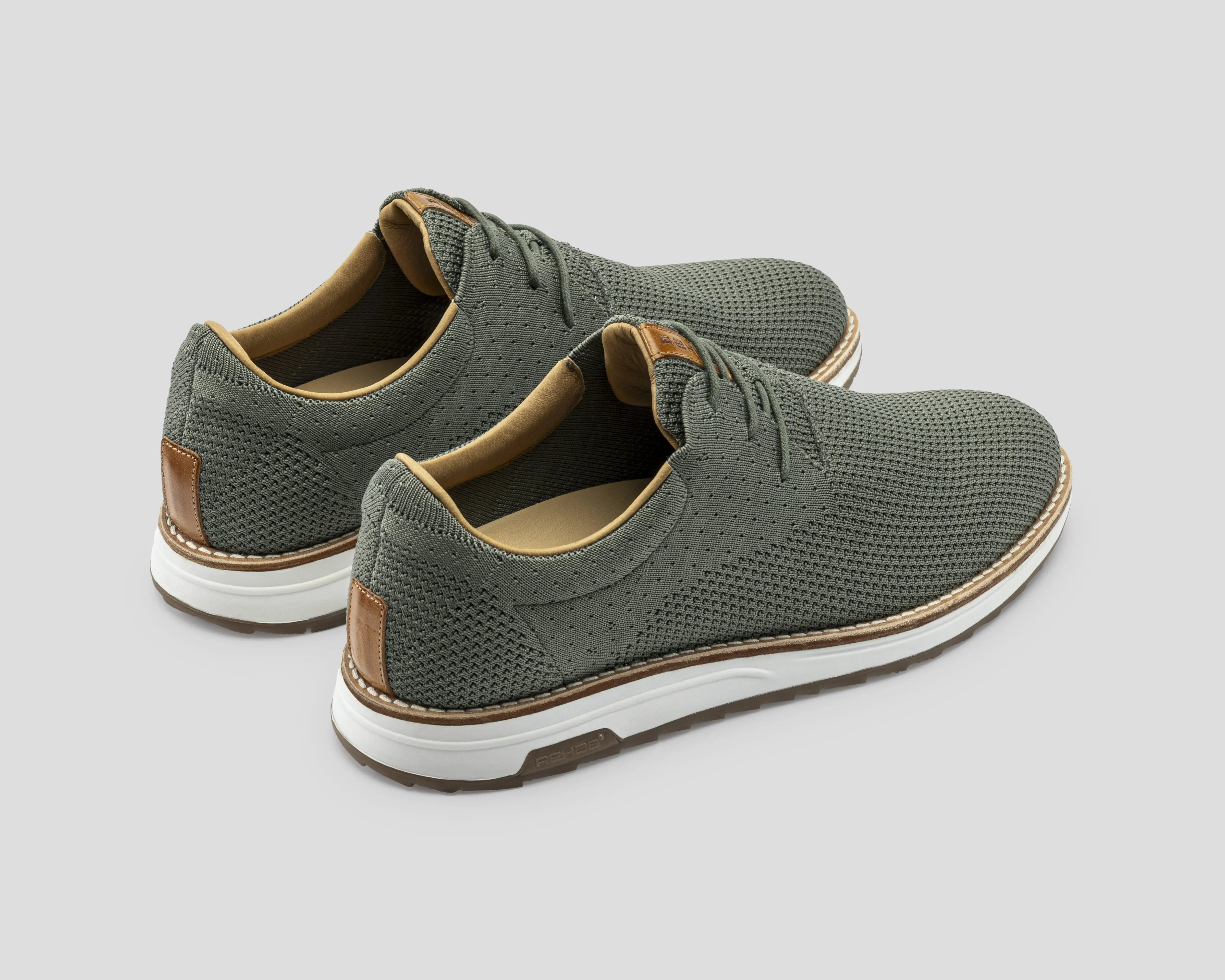 Nolan Knit | Groene veterschoen REHAB Footwear