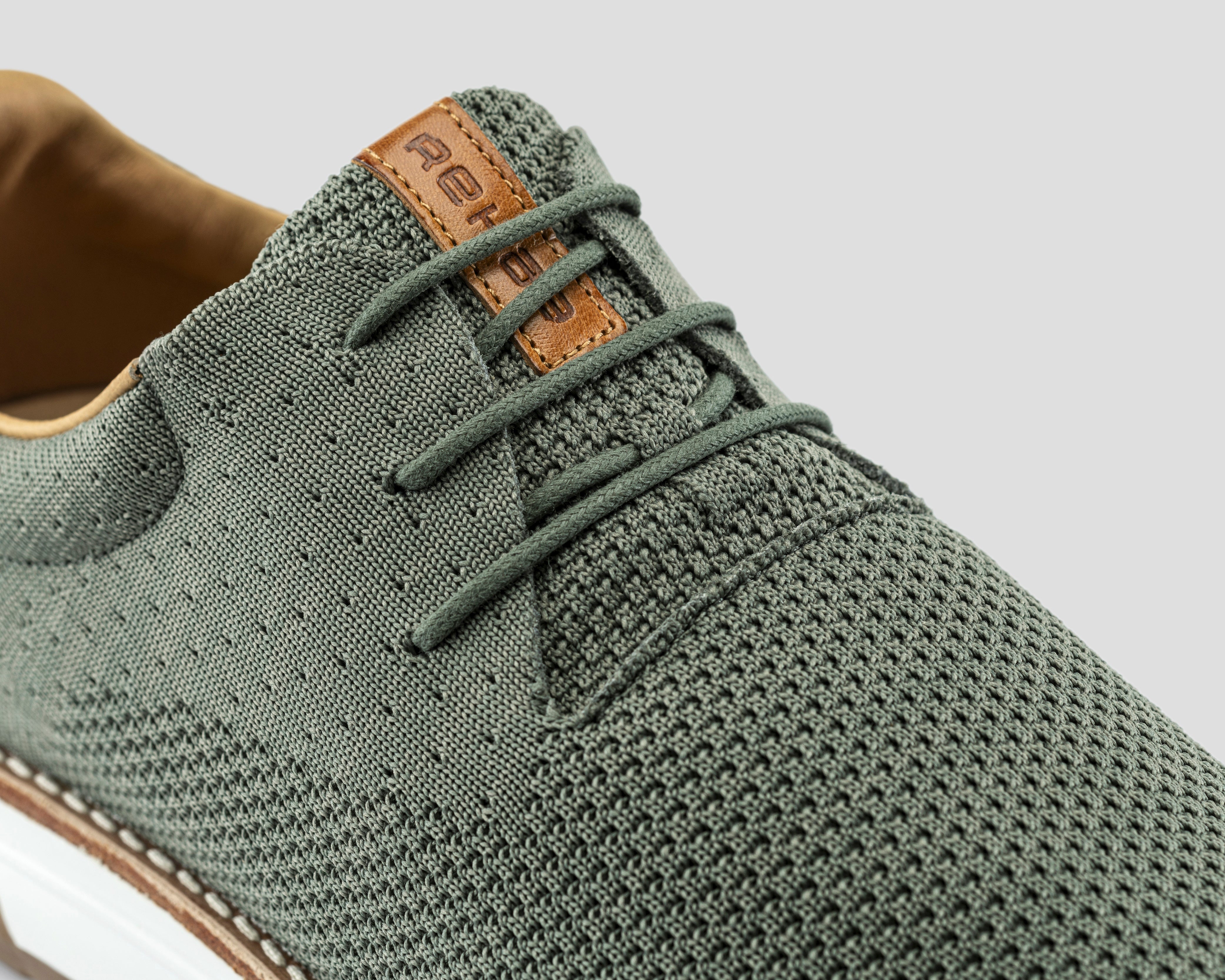 Nolan Knit | Groene veterschoen REHAB Footwear