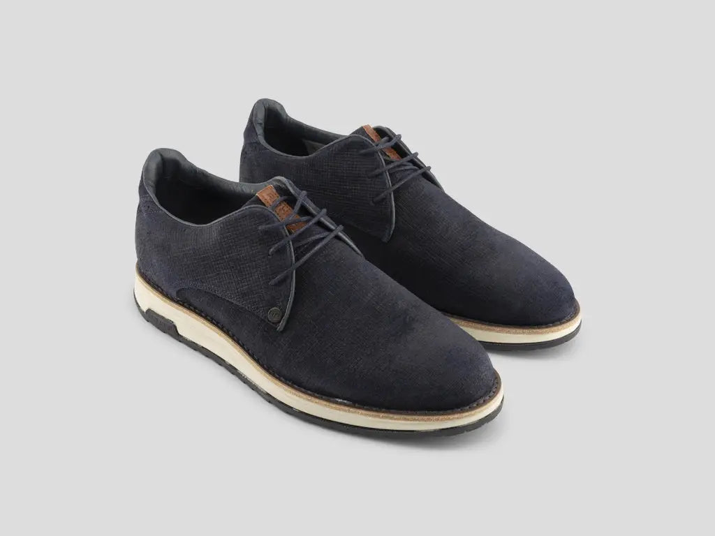 Nolan Square | Donkerblauwe veterschoenen REHAB Footwear