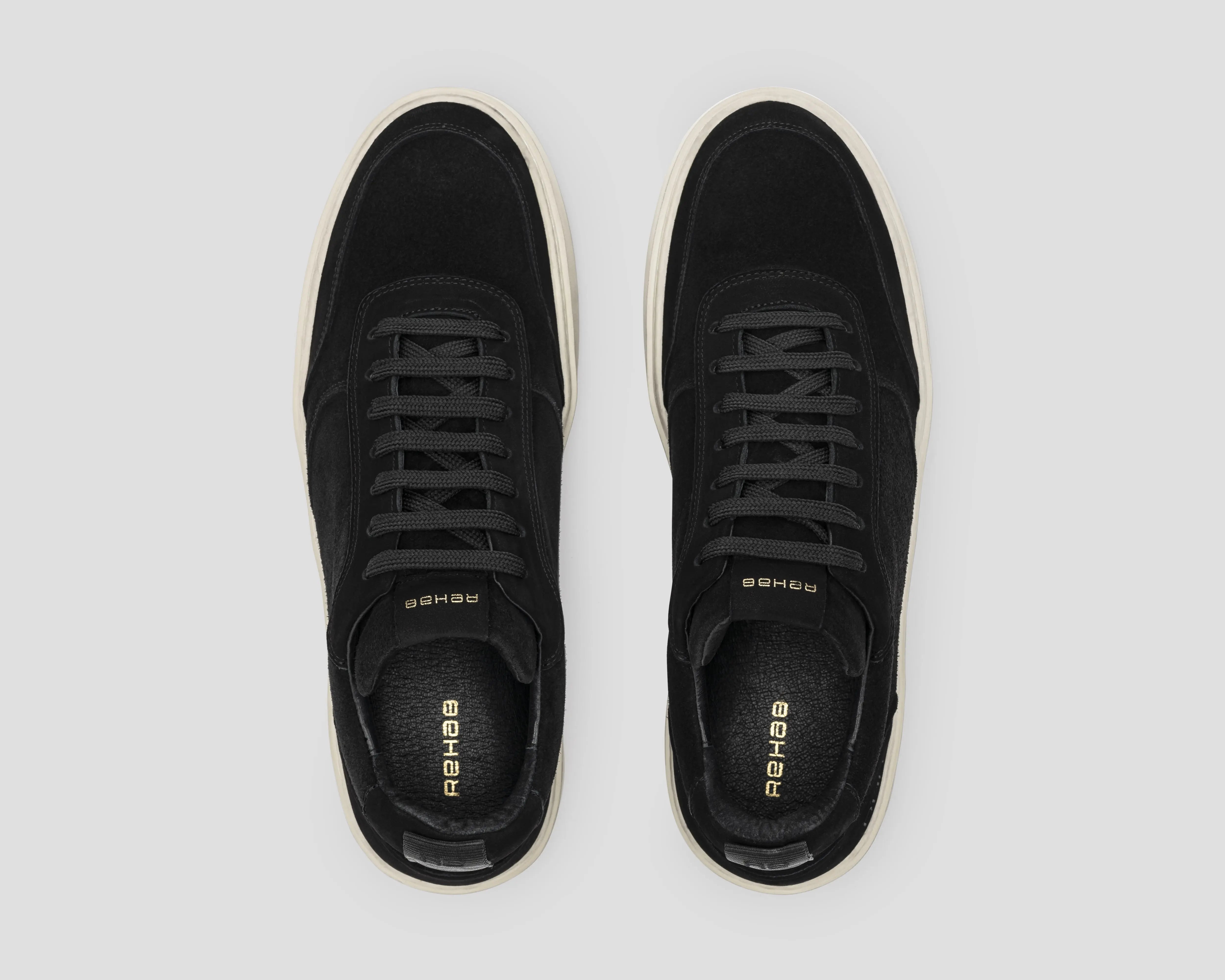 Oliver Mid Sue Nub | Zwarte sneaker REHAB Footwear