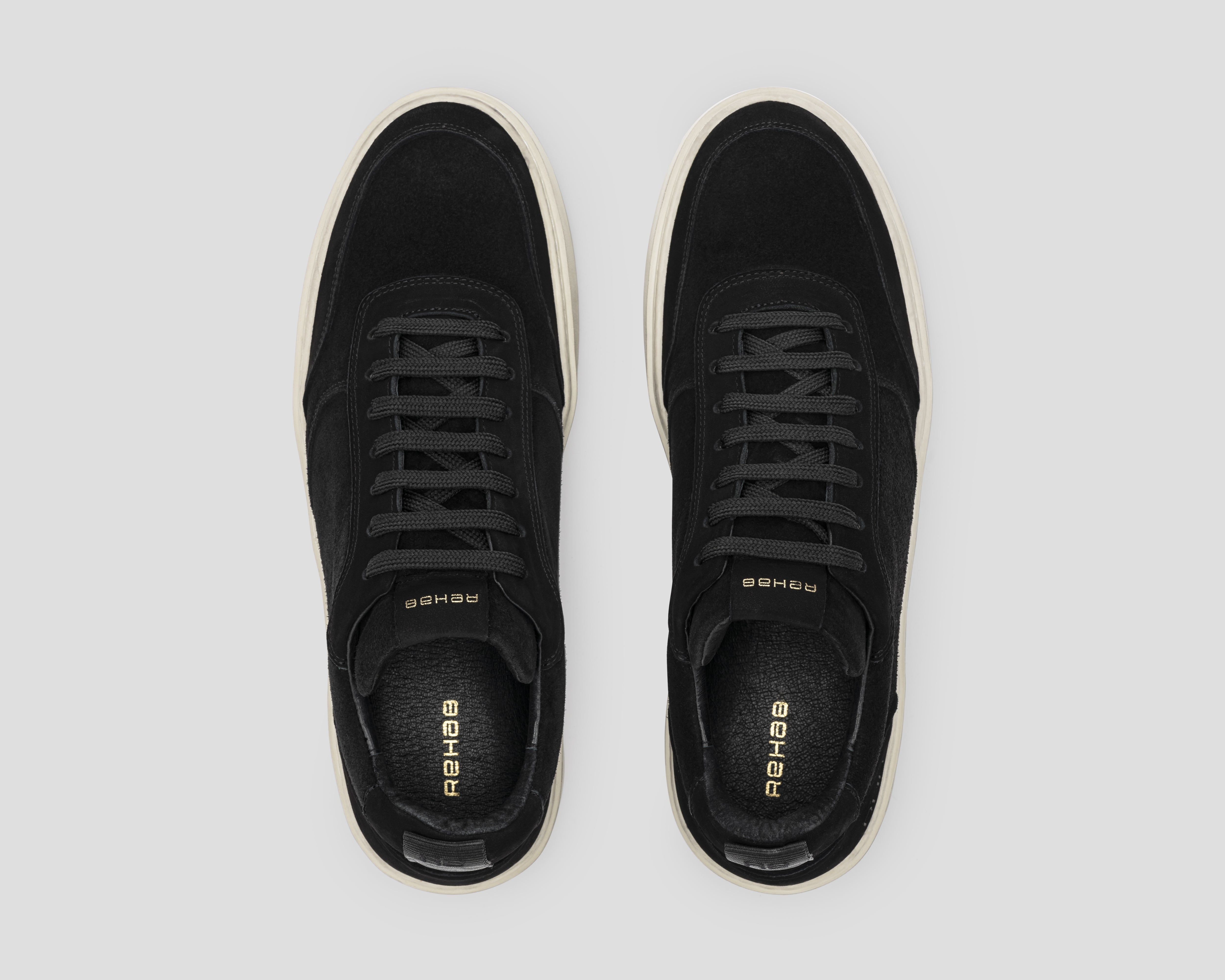 Oliver Mid Sue Nub | Zwarte sneaker REHAB Footwear
