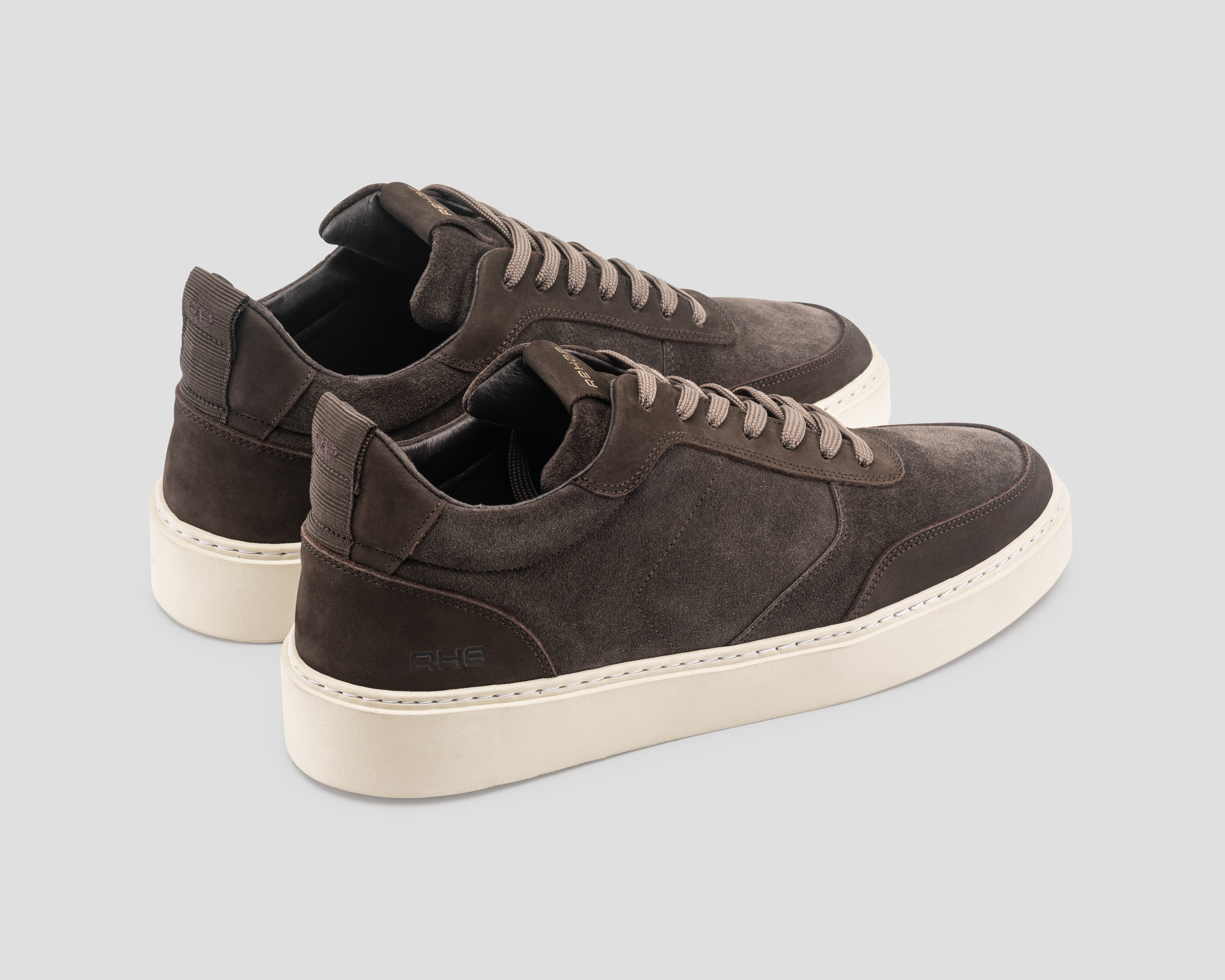 Oliver Mid Sue Nub | Grijsbruine sneaker REHAB Footwear