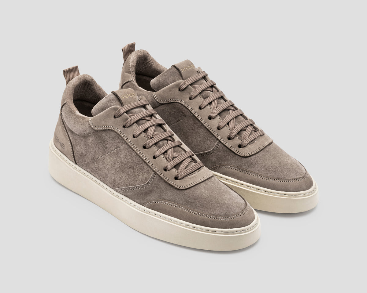 Oliver Mid Sue Nub | Taupe sneaker REHAB Footwear