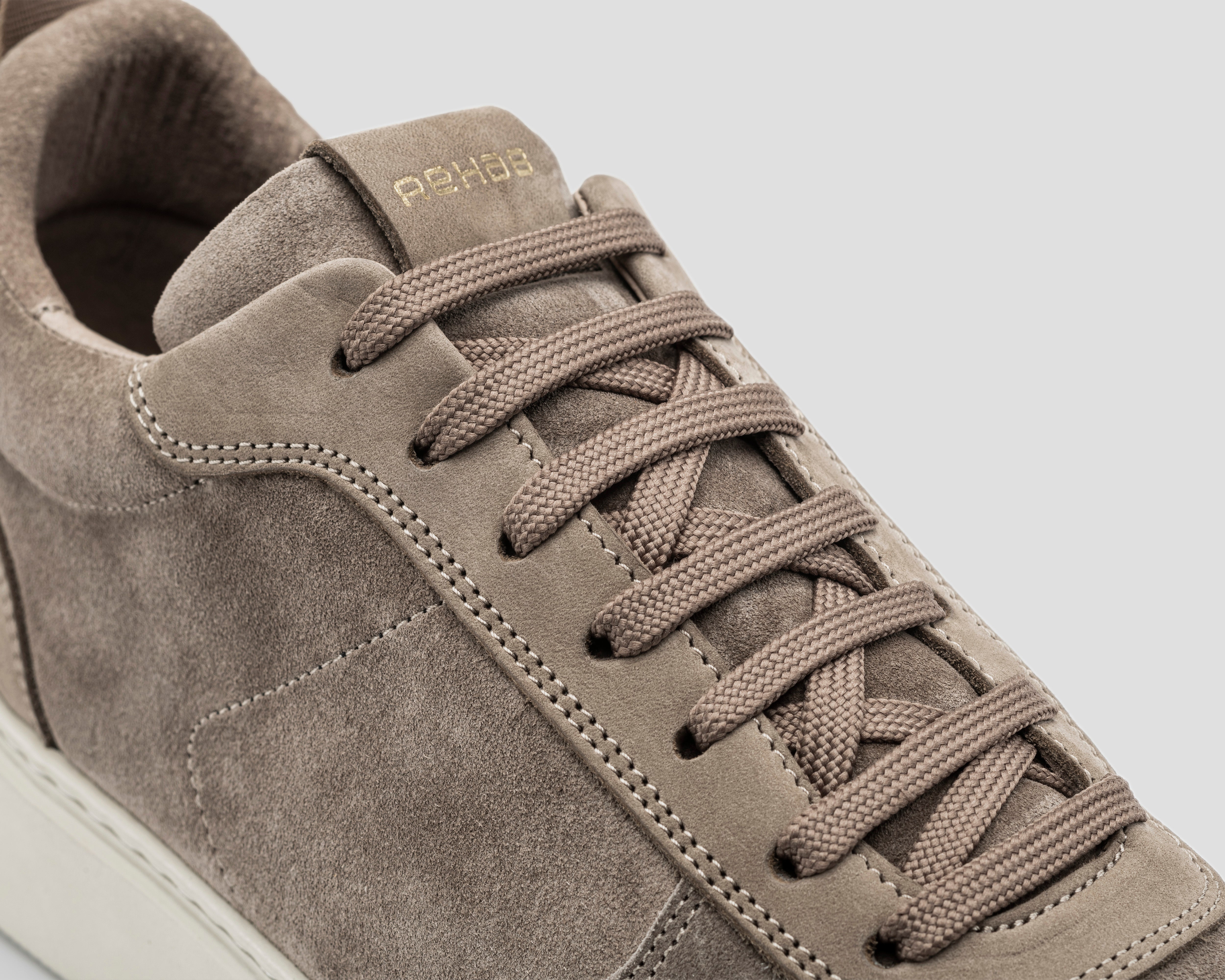 Oliver Mid Sue Nub | Taupe sneaker REHAB Footwear