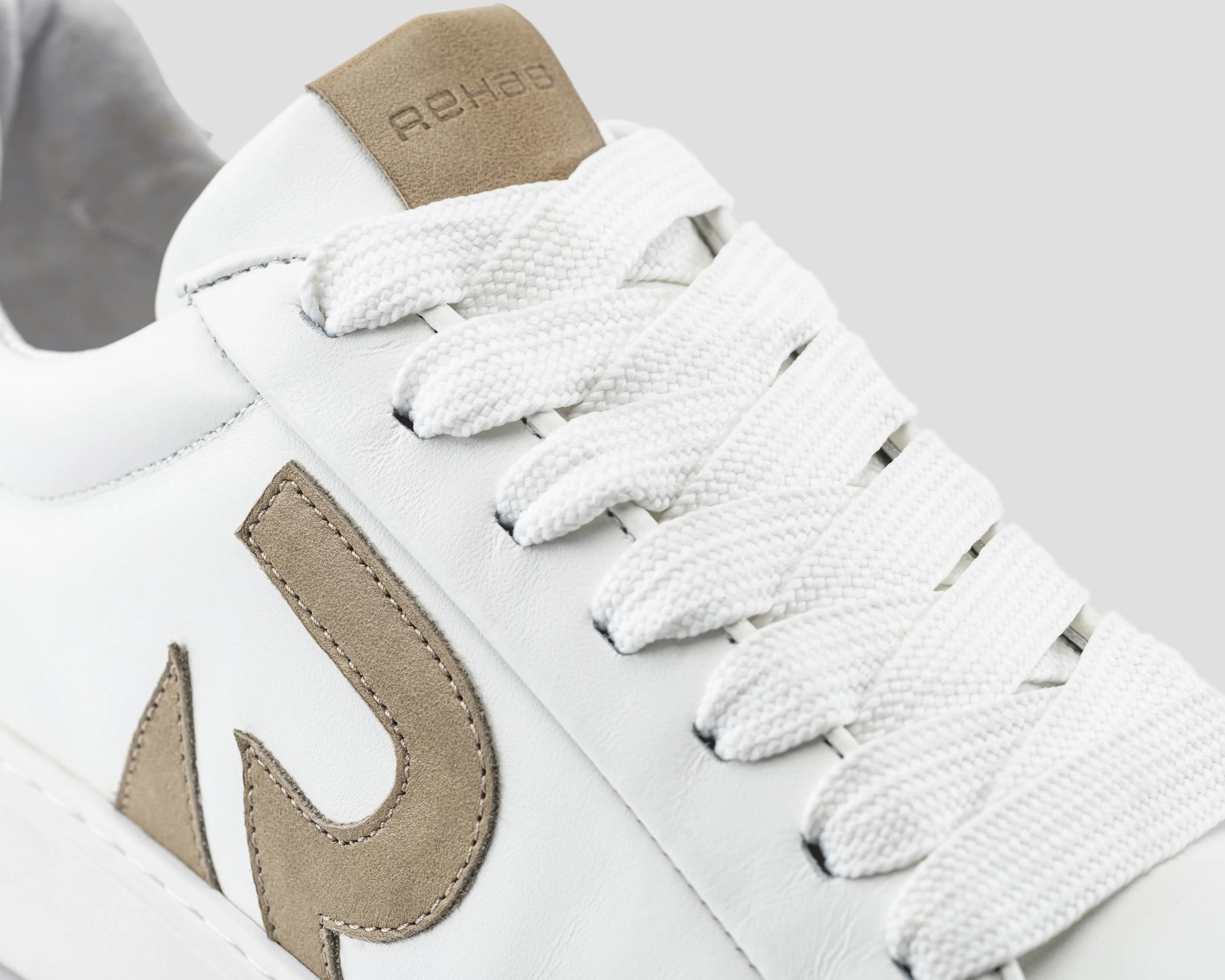 Otis Lthr | Wit-zand sneaker REHAB Footwear