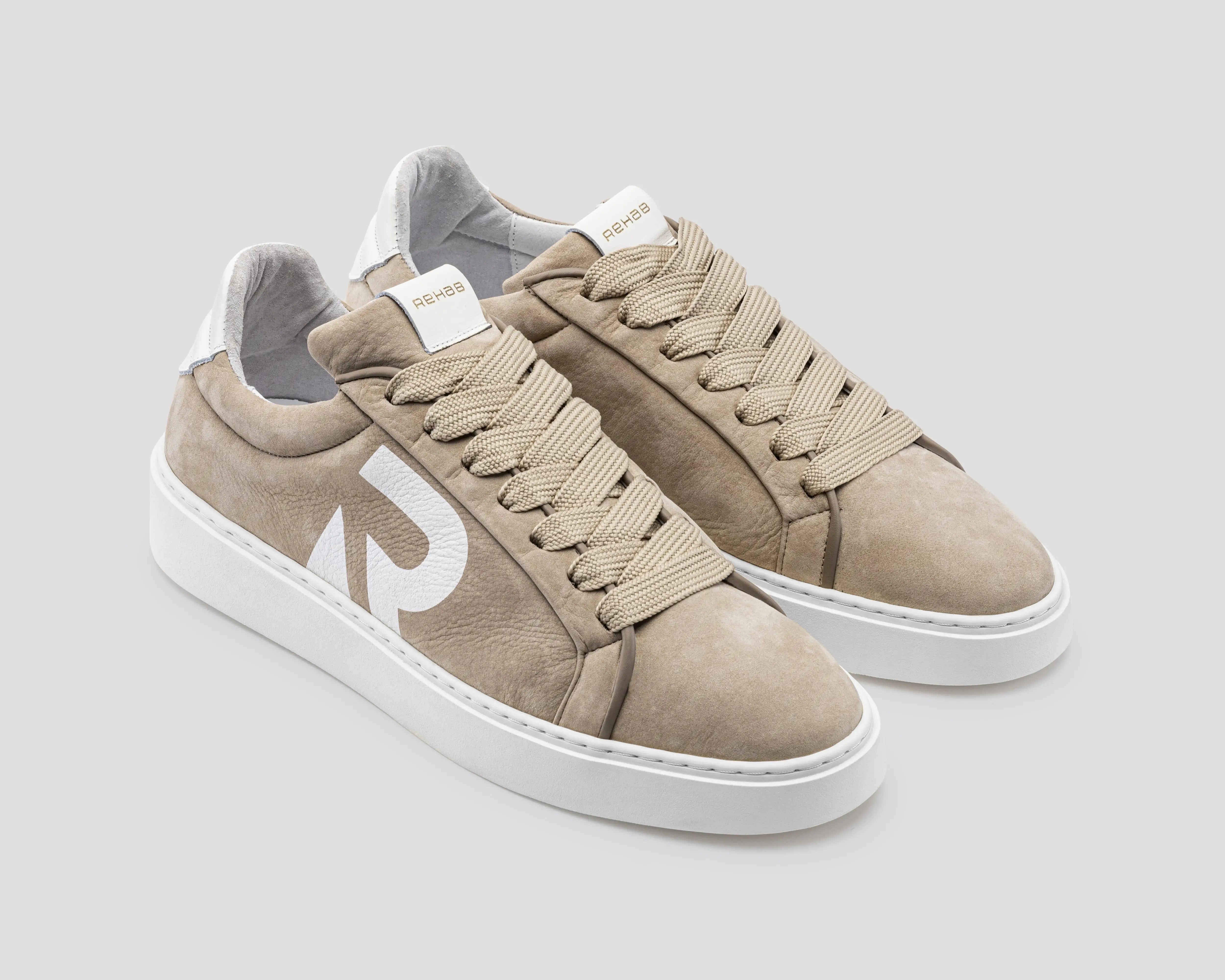 Otis Nub | Zandkleurige sneaker REHAB Footwear