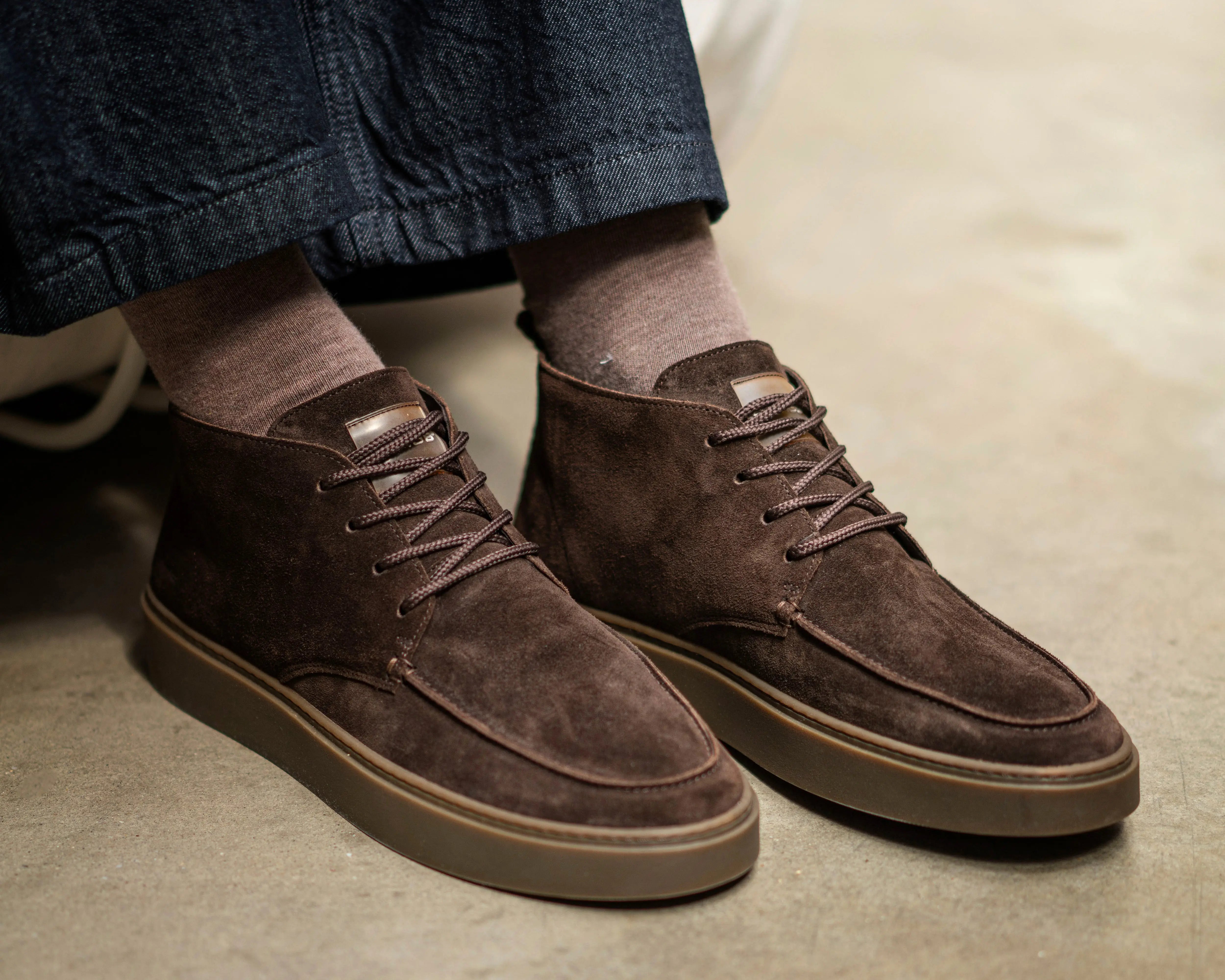 Owen Sue | Donkerbruine sneaker REHAB Footwear