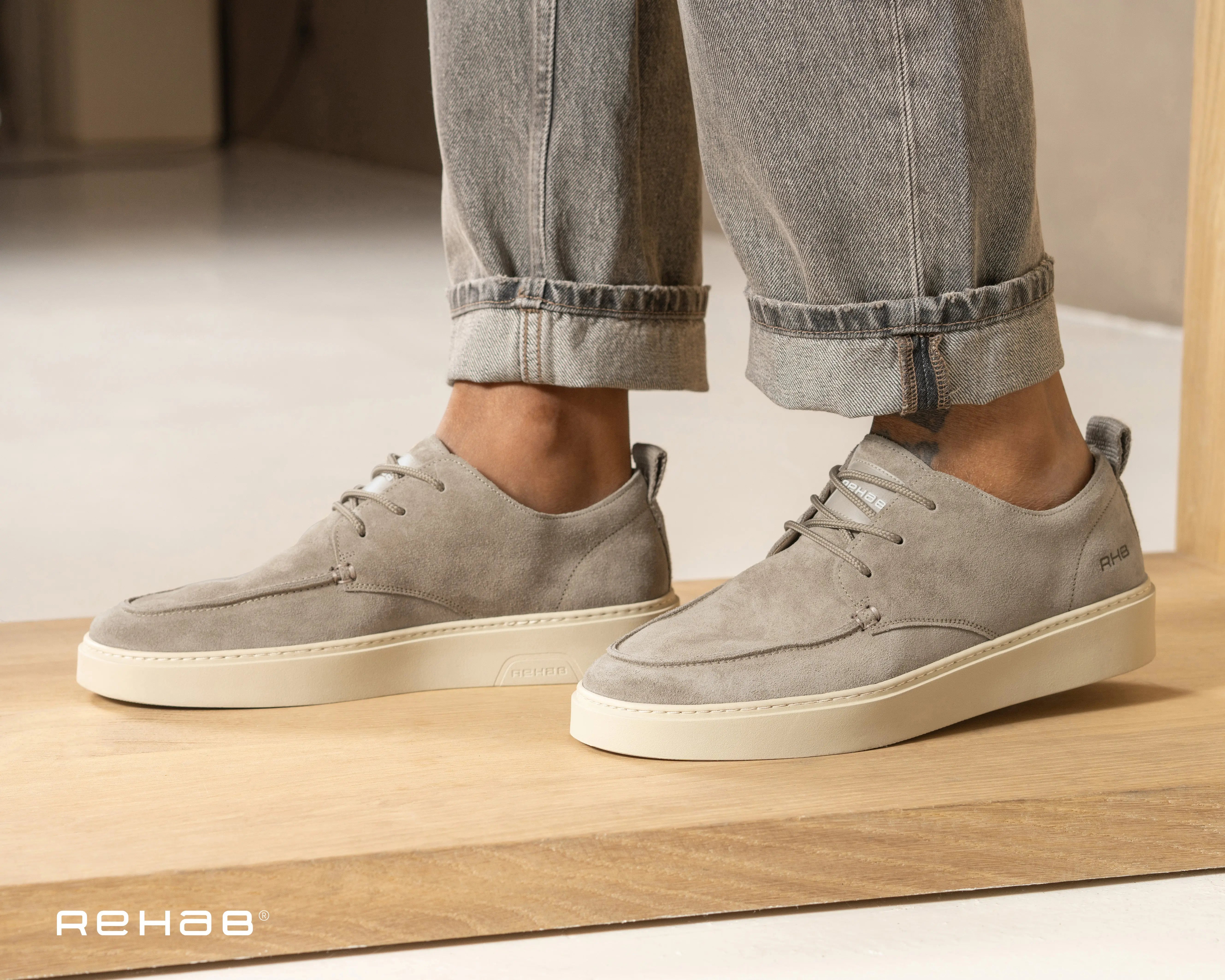 Ozzy | Khaki veterschoen REHAB Footwear