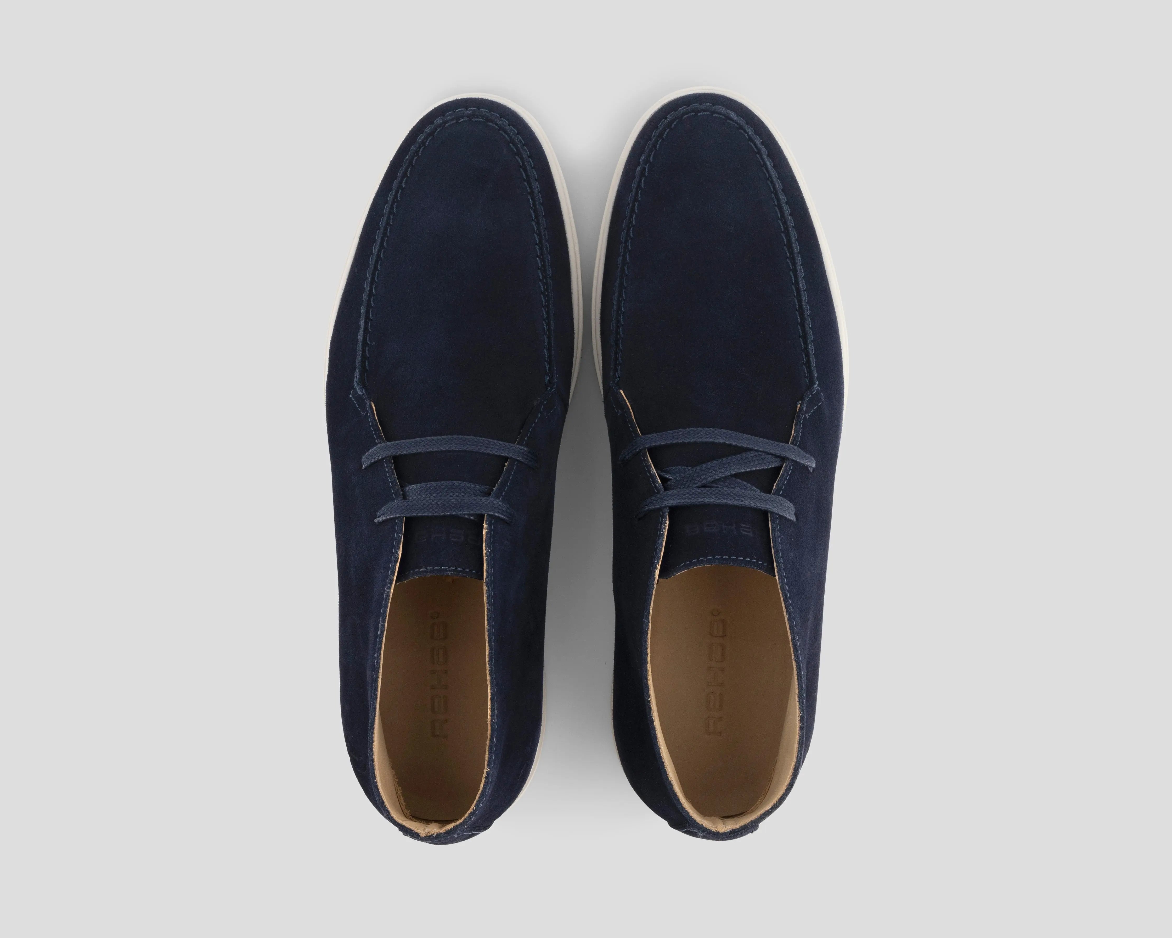 Stanley | Donkerblauwe veterschoenen REHAB Footwear