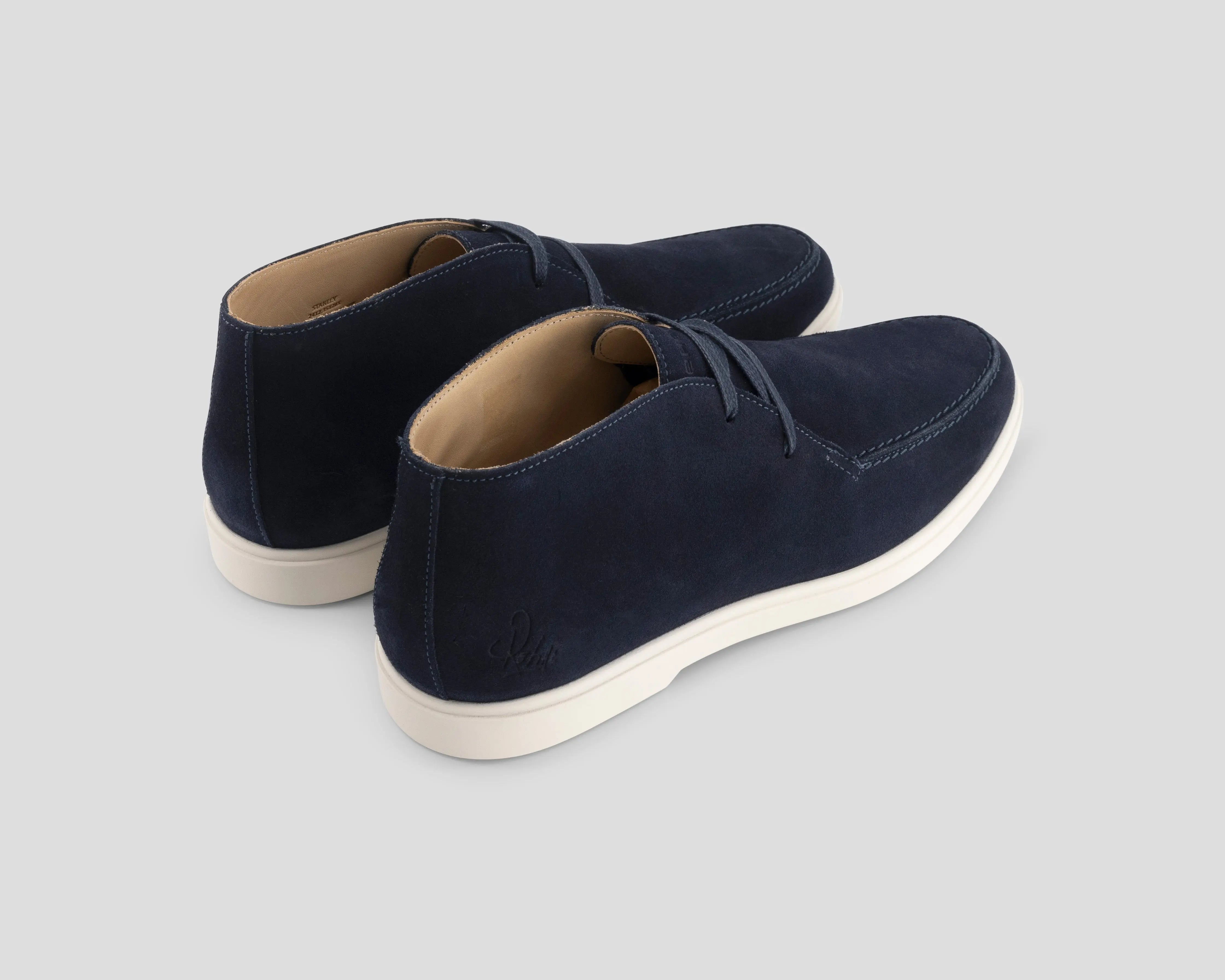 Stanley | Donkerblauwe veterschoenen REHAB Footwear