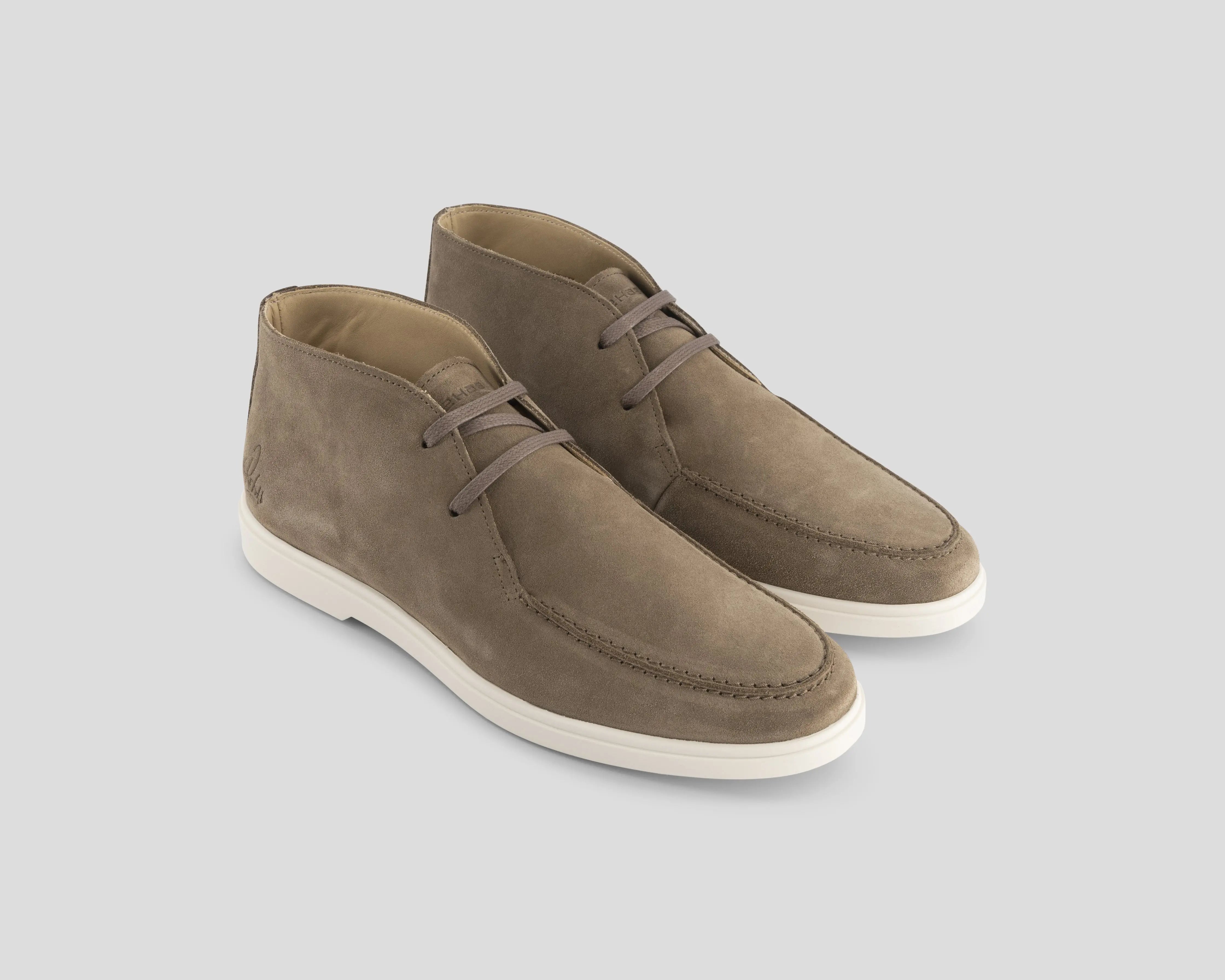 Stanley | Taupe-kleurige veterschoenen REHAB Footwear