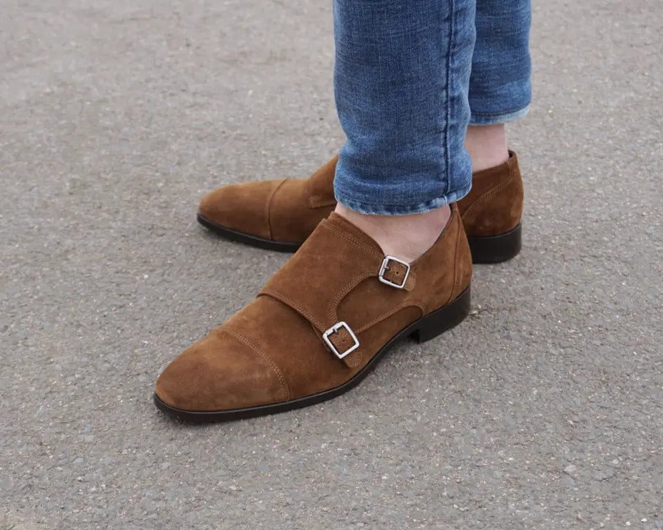 Phill Sue | Bruine gespschoenen REHAB Footwear