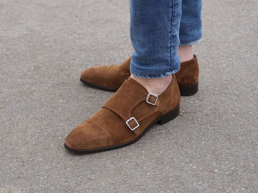 Phill Sue | Bruine gespschoenen REHAB Footwear