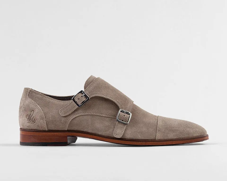 Phill Sue | Khaki gespschoenen REHAB Footwear