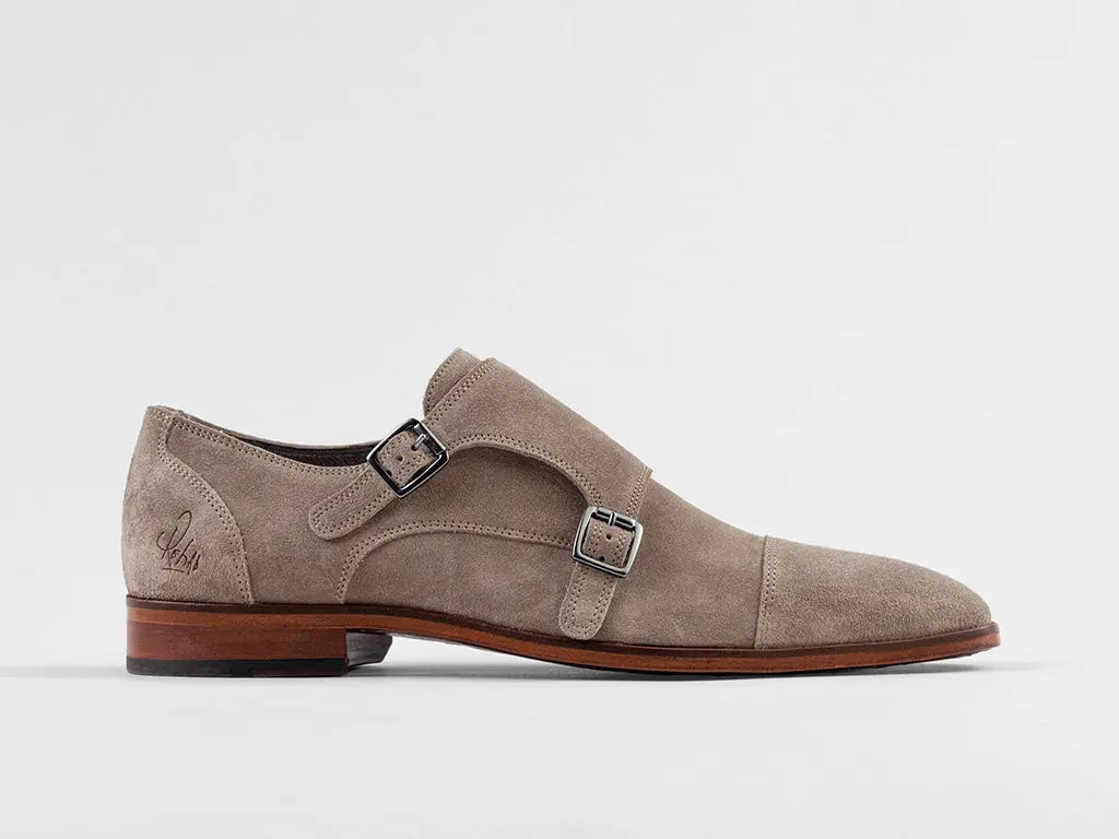 Phill Sue | Khaki gespschoenen REHAB Footwear