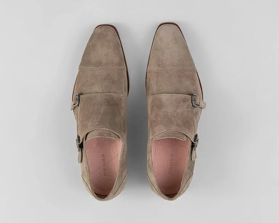 Phill Sue | Khaki gespschoenen REHAB Footwear