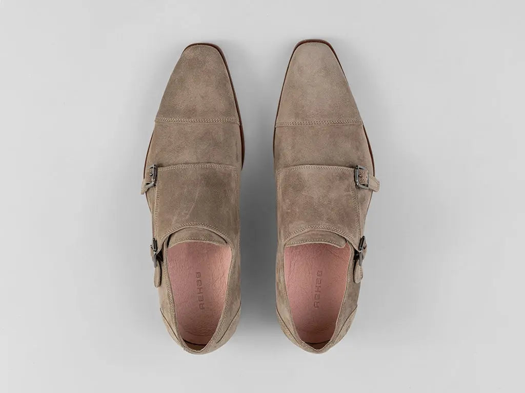 Phill Sue | Khaki gespschoenen REHAB Footwear