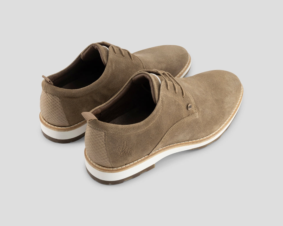 Pozato Weave | Zandkleurige veterschoen REHAB Footwear