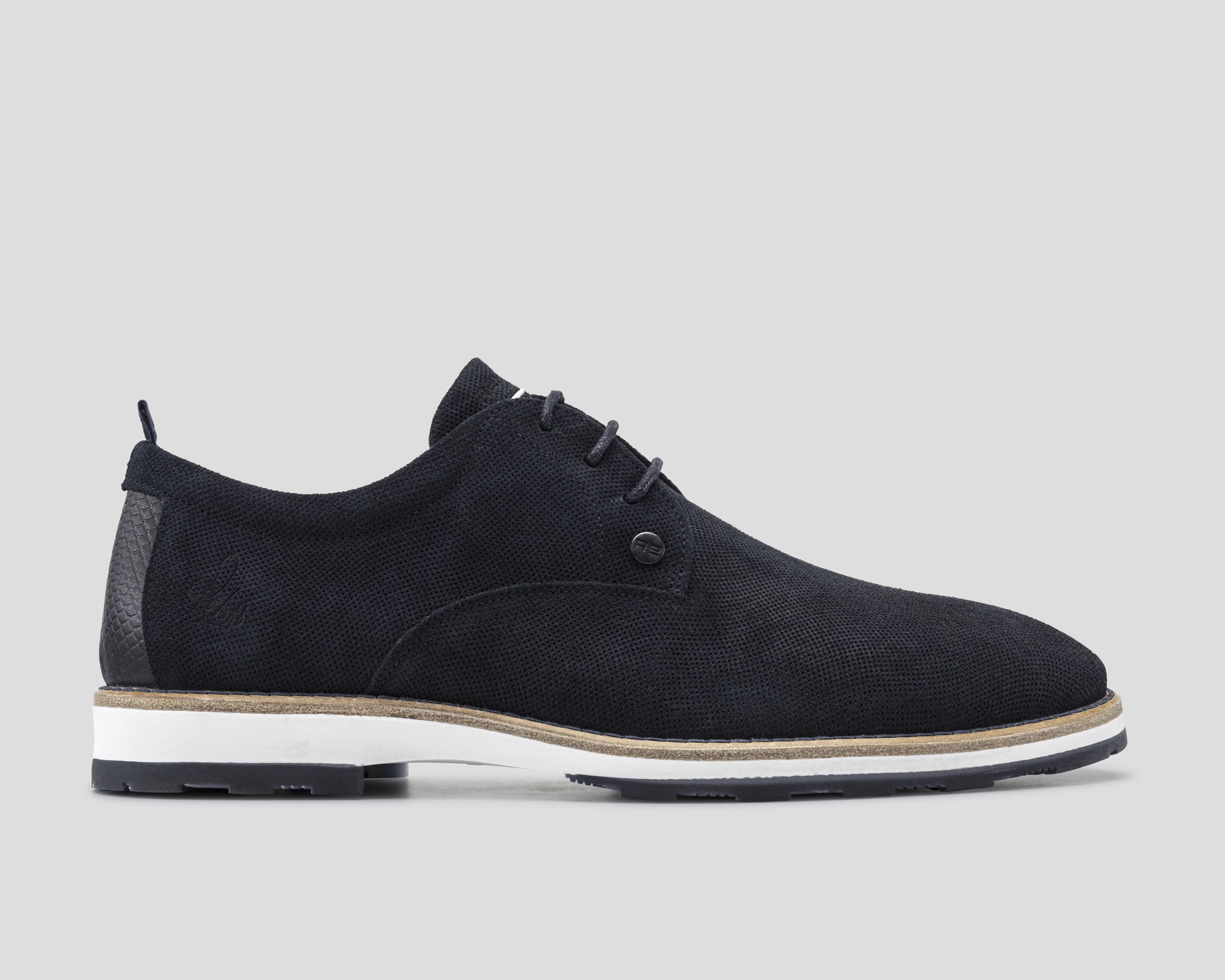 Pozato Weave | Donkerblauwe veterschoen REHAB Footwear