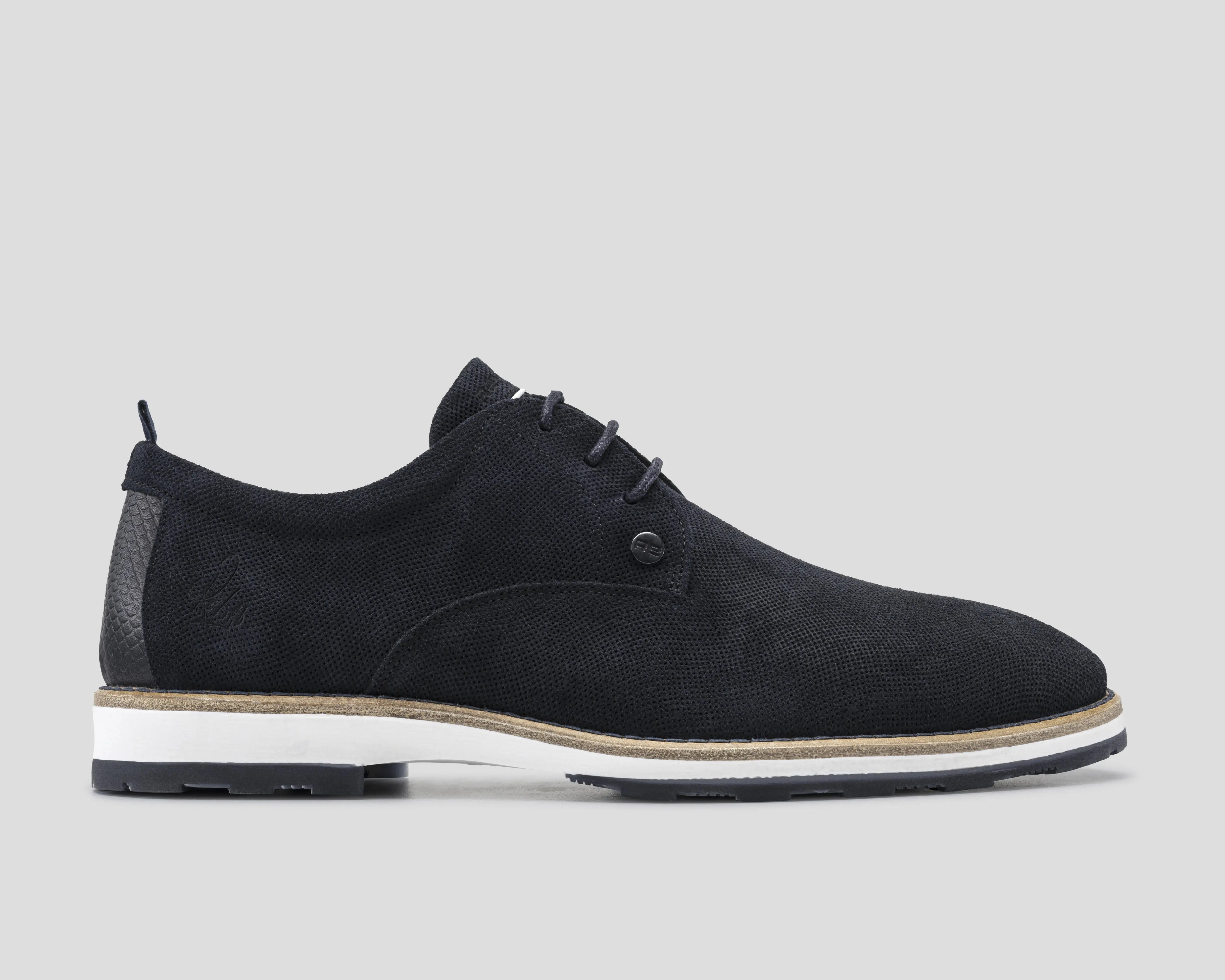 Pozato Weave | Donkerblauwe veterschoen REHAB Footwear