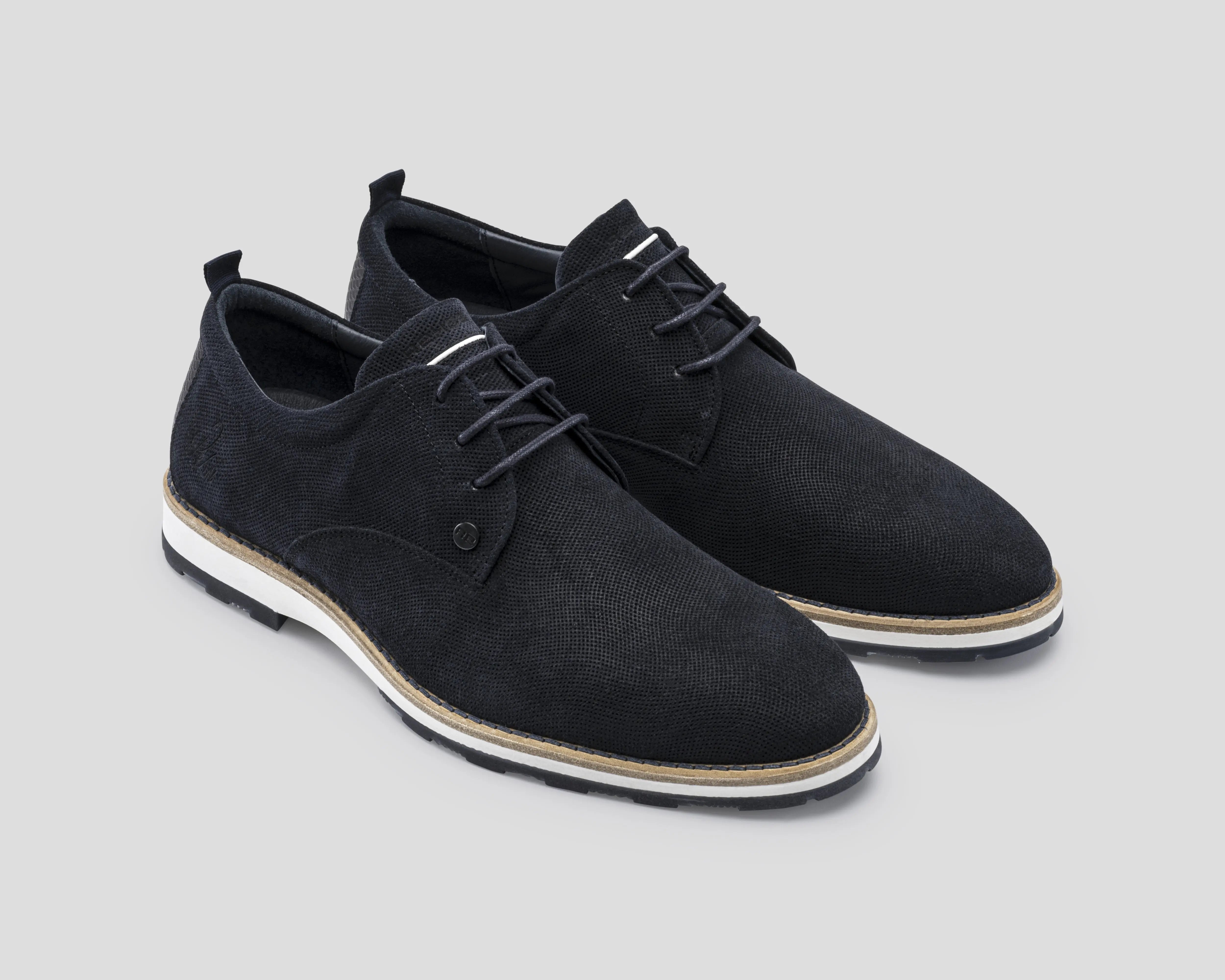 Pozato Weave | Donkerblauwe veterschoen REHAB Footwear
