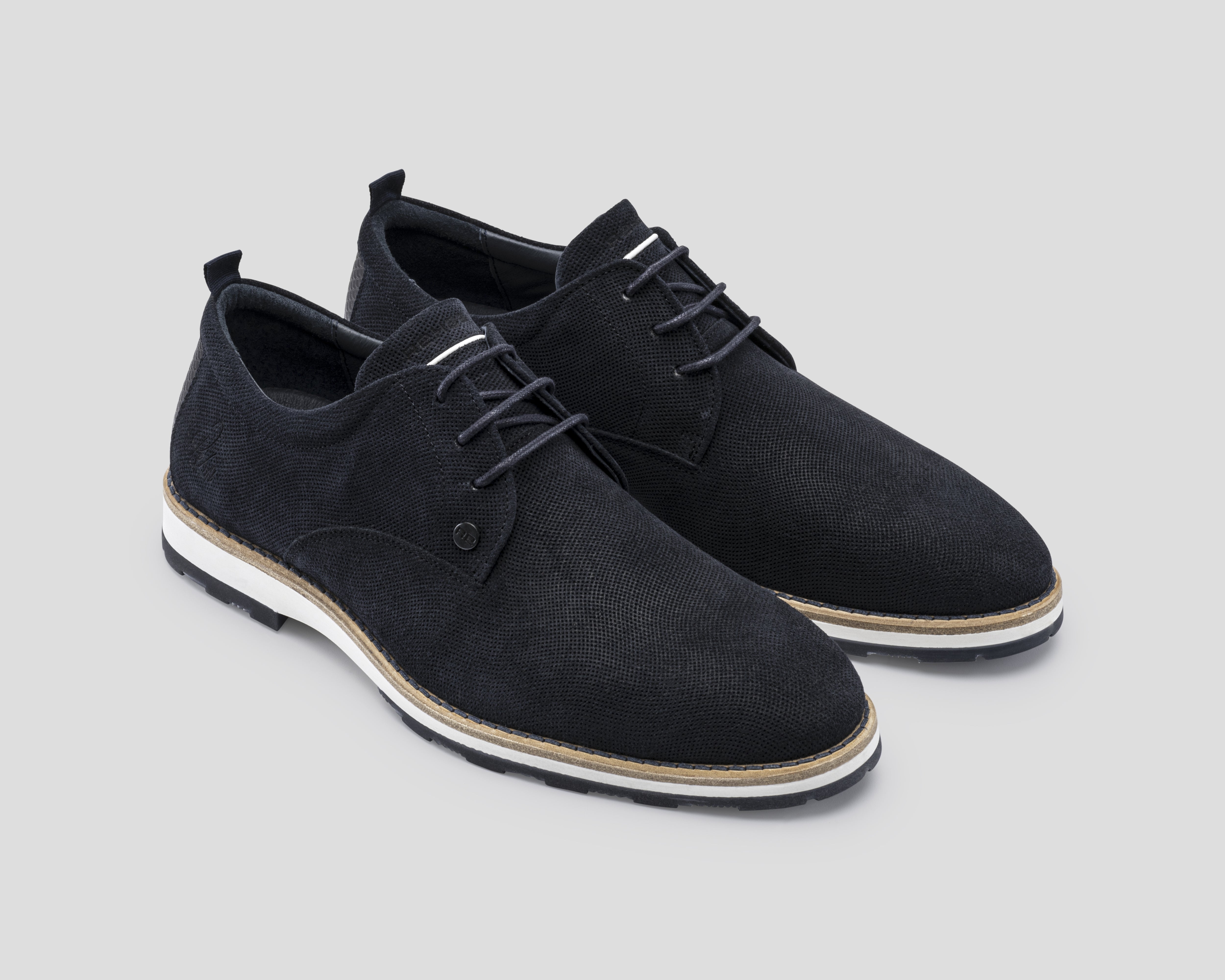Pozato Weave | Donkerblauwe veterschoen REHAB Footwear