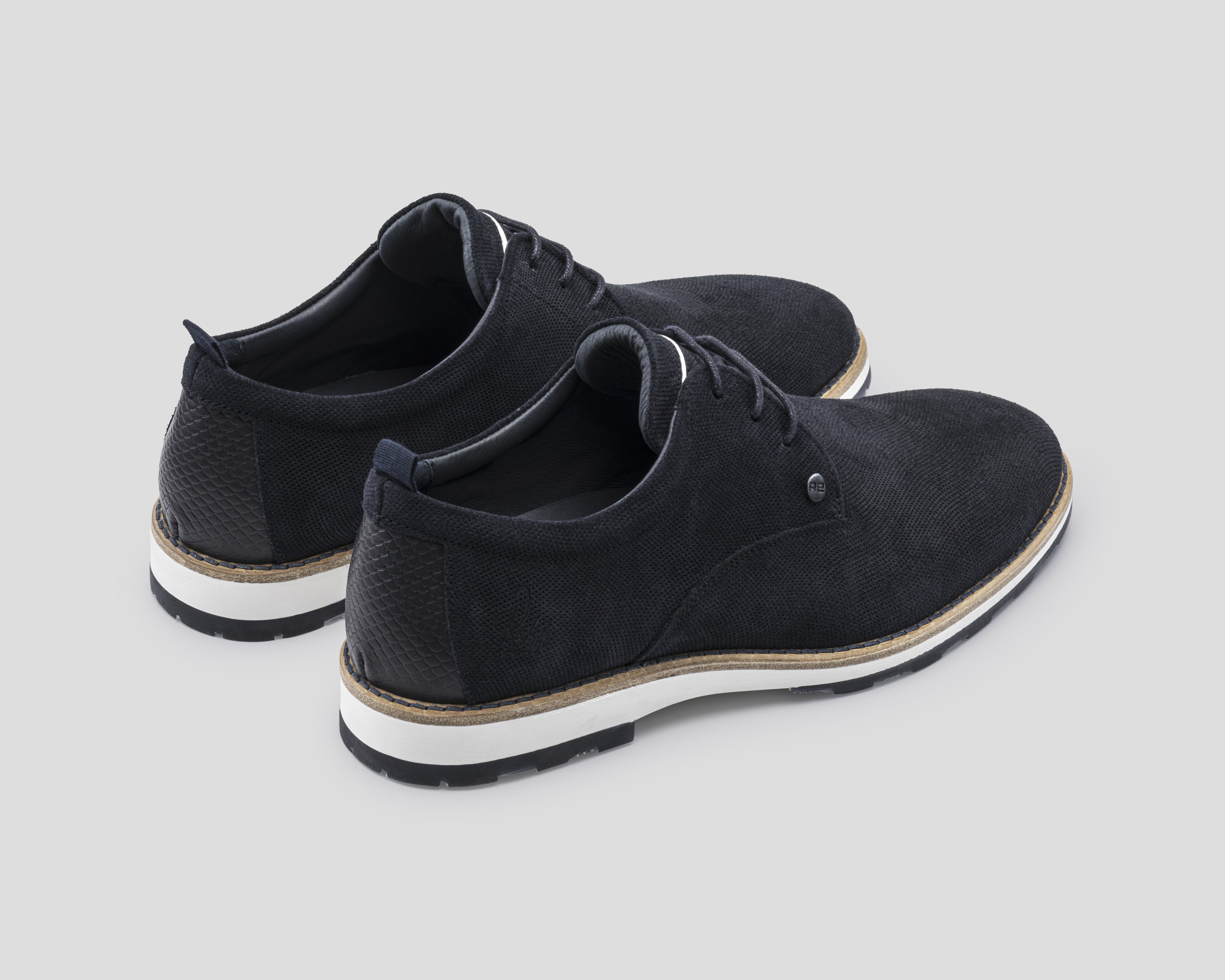 Pozato Weave | Donkerblauwe veterschoen REHAB Footwear