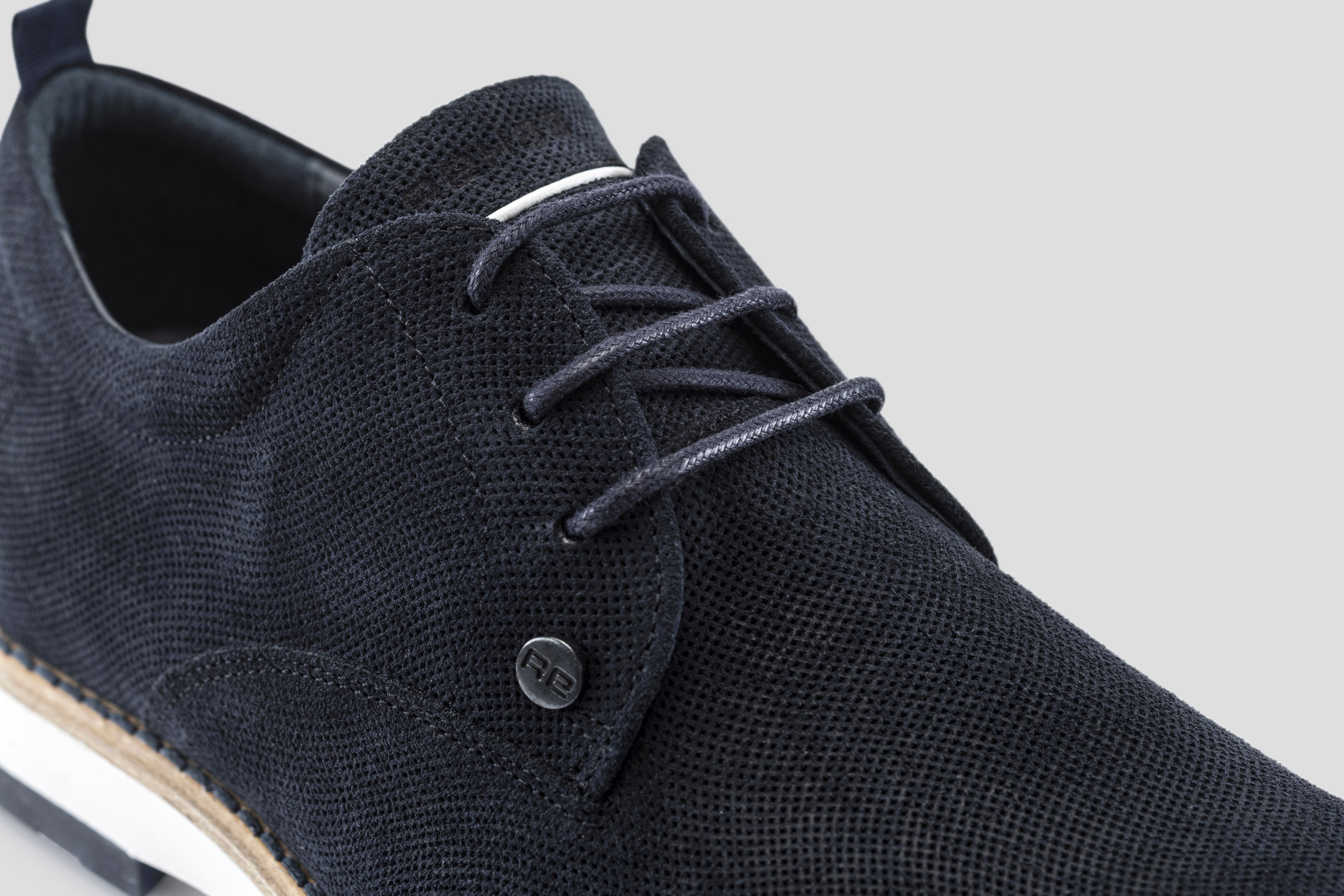 Pozato Weave | Donkerblauwe veterschoen REHAB Footwear