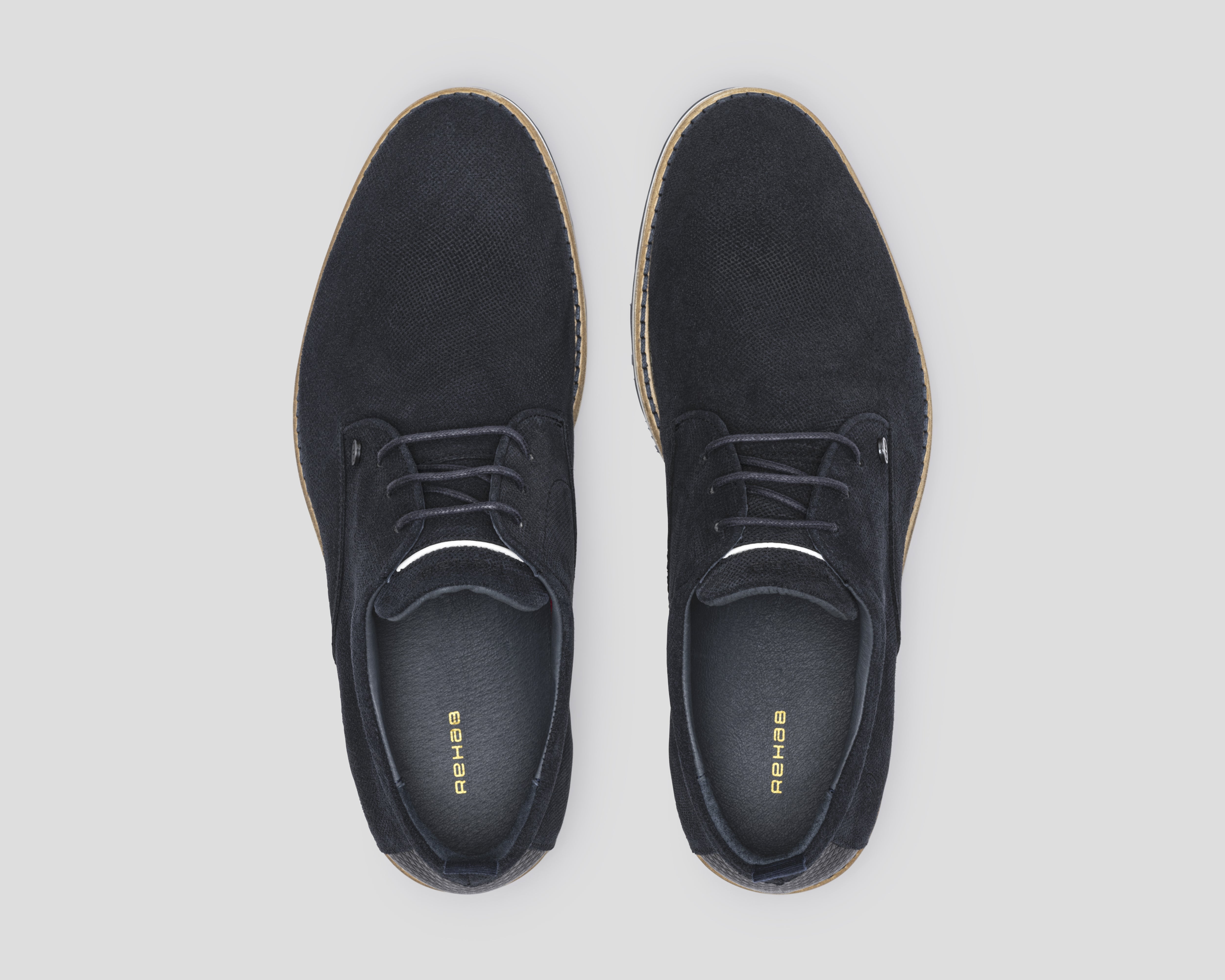 Pozato Weave | Donkerblauwe veterschoen REHAB Footwear