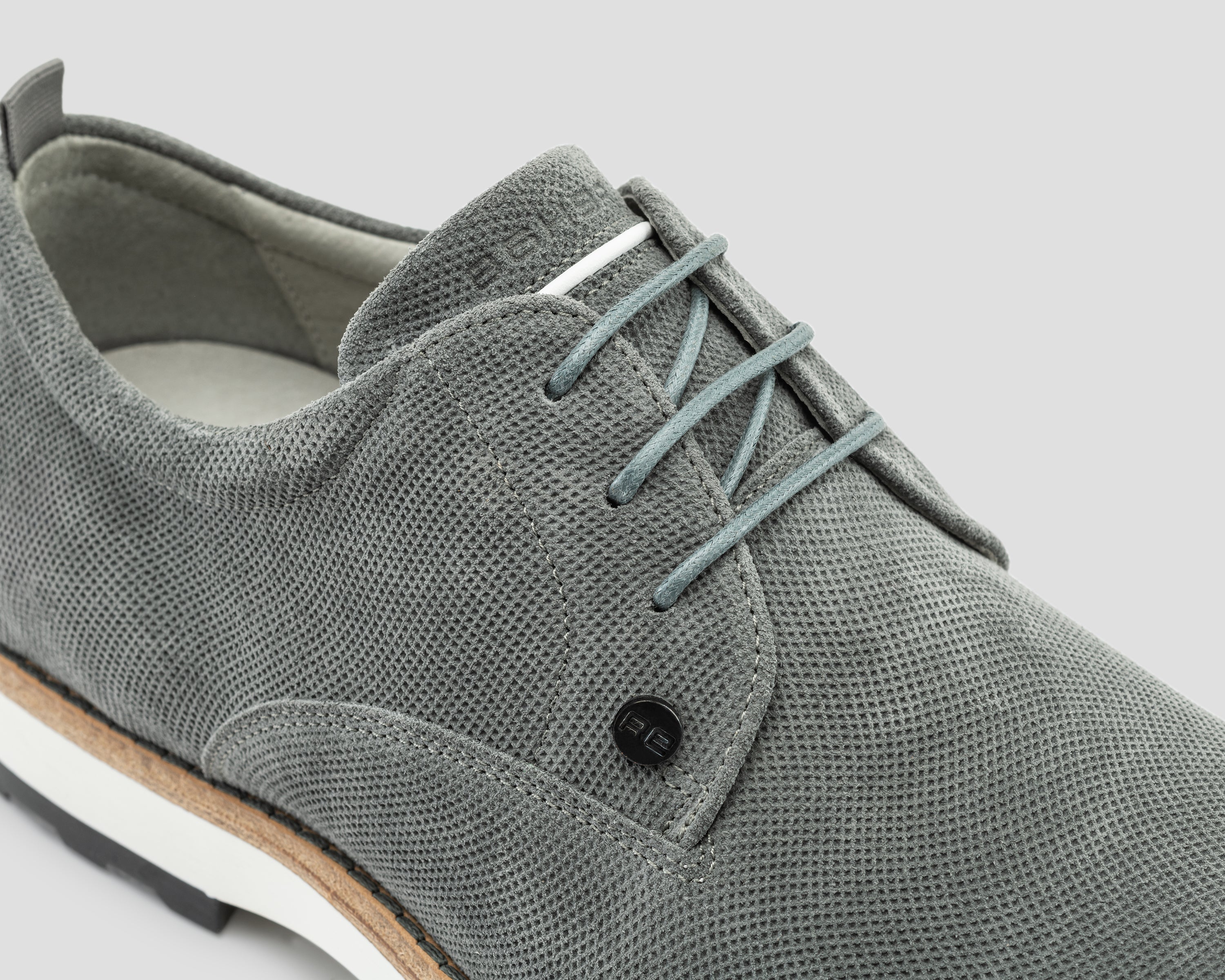 Pozato Weave | Grijs-blauwe veterschoen REHAB Footwear