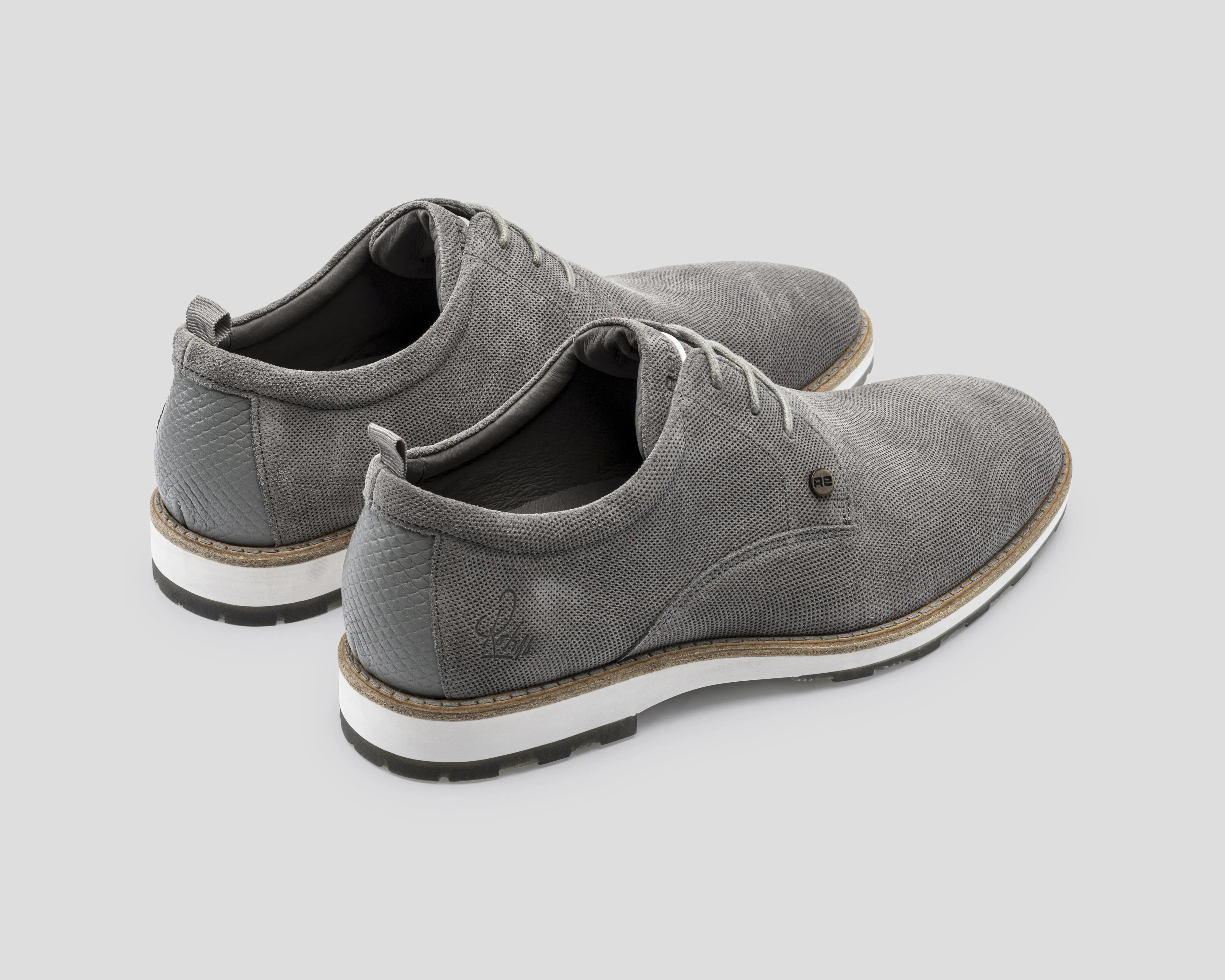 Pozato Weave | Grijze veterschoen REHAB Footwear