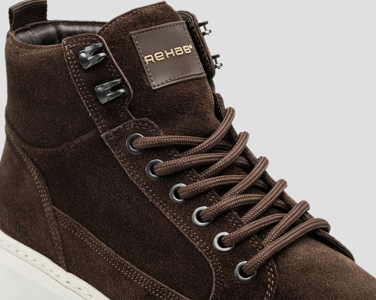 Rafa Sue | Donkerbruine boots REHAB Footwear