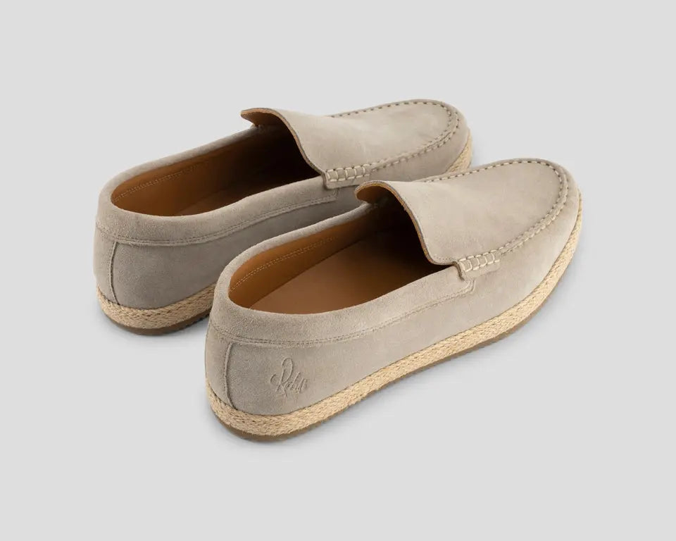 Raffaello | Khaki loafers REHAB Footwear