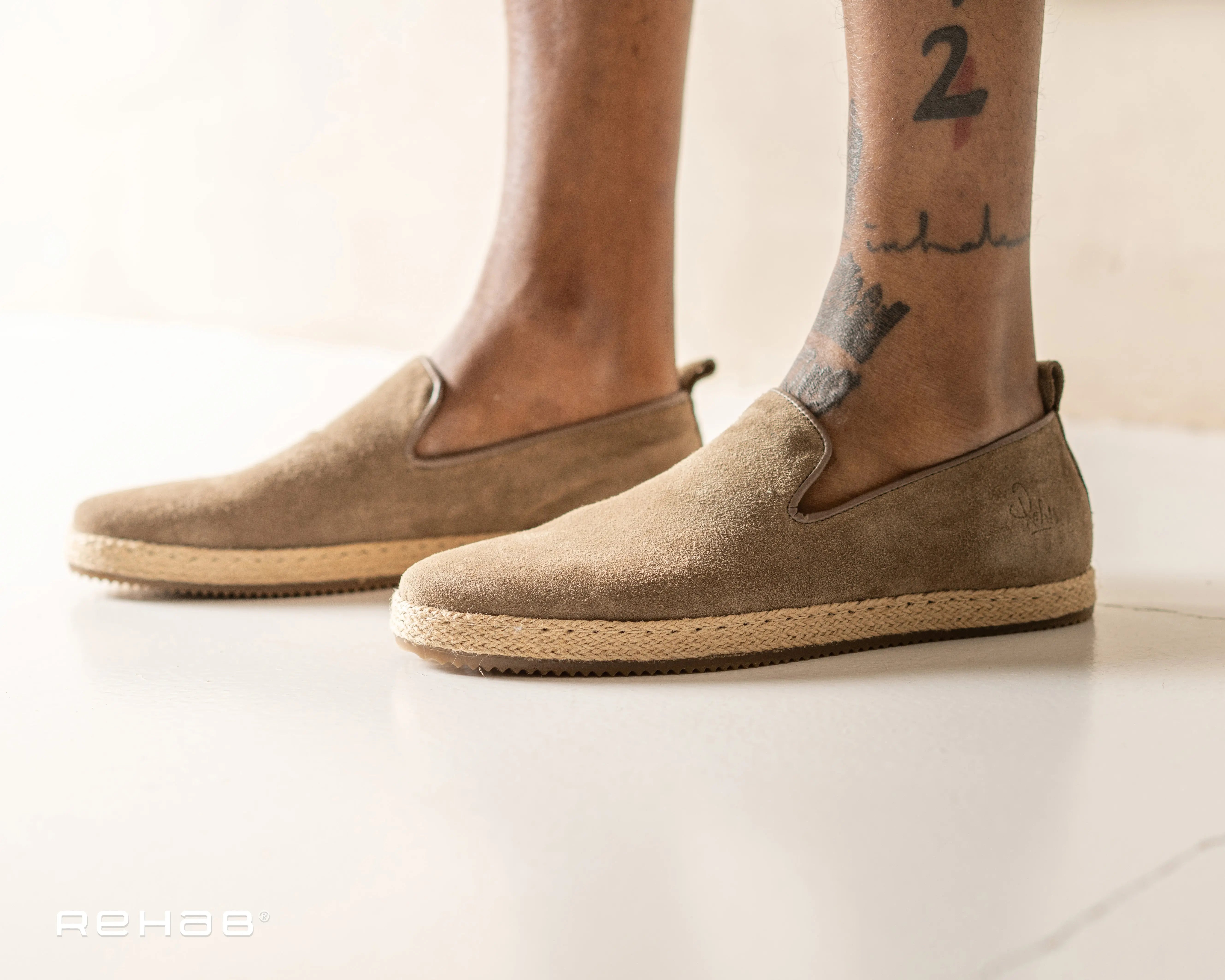 Ricardo | Zandkleurige espadrille REHAB Footwear