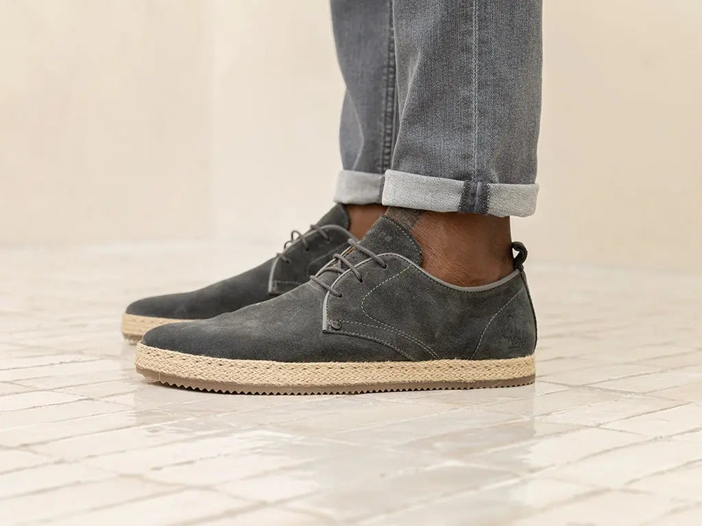 Rodrigo | Donkergrijze veterschoen REHAB Footwear