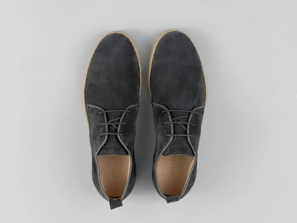 Rodrigo | Donkergrijze veterschoen REHAB Footwear