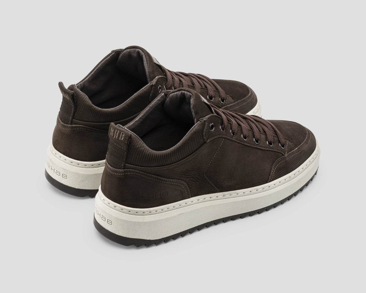 Russel Nub | Donkerbruine sneaker REHAB Footwear