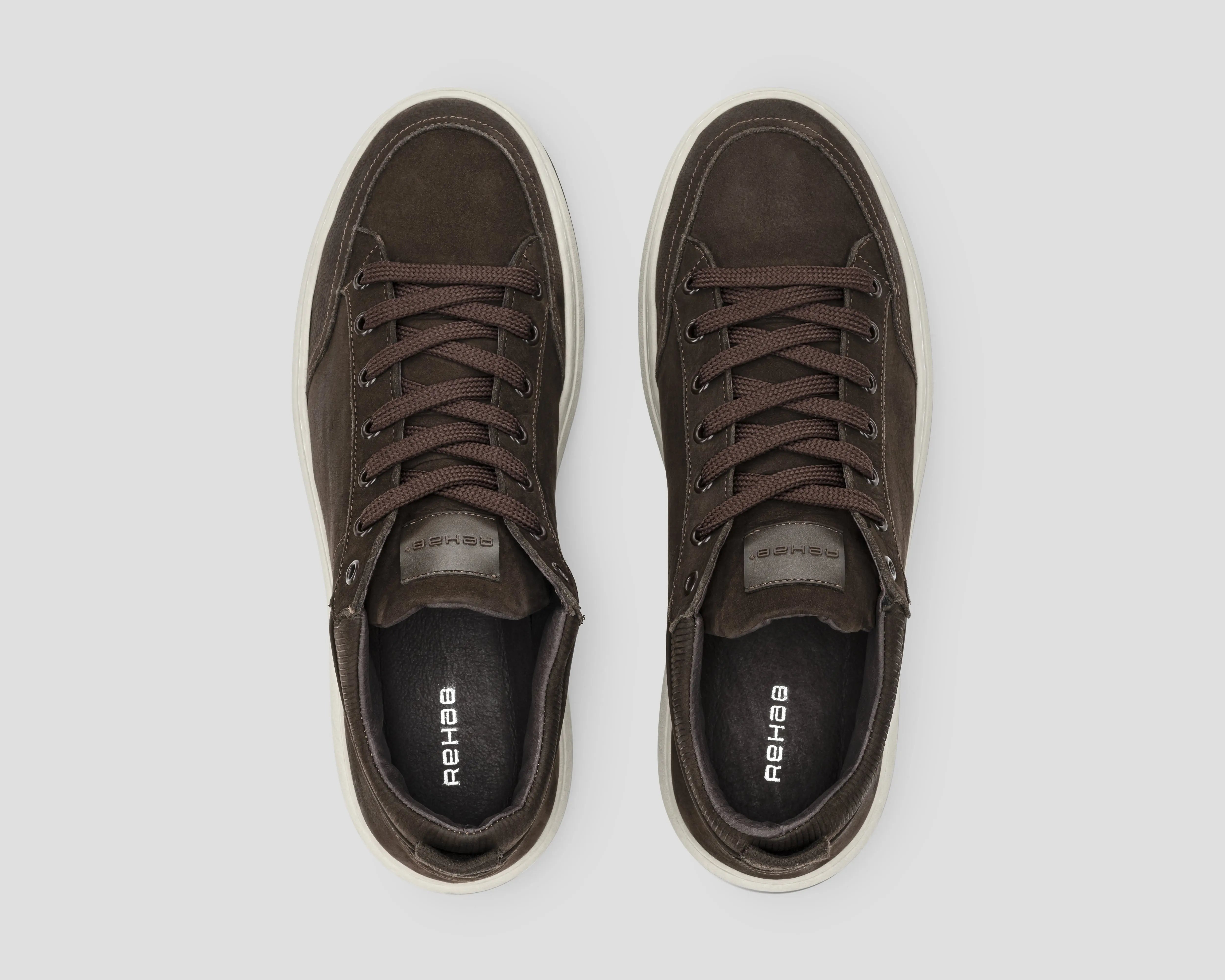 Russel Nub | Donkerbruine sneaker REHAB Footwear