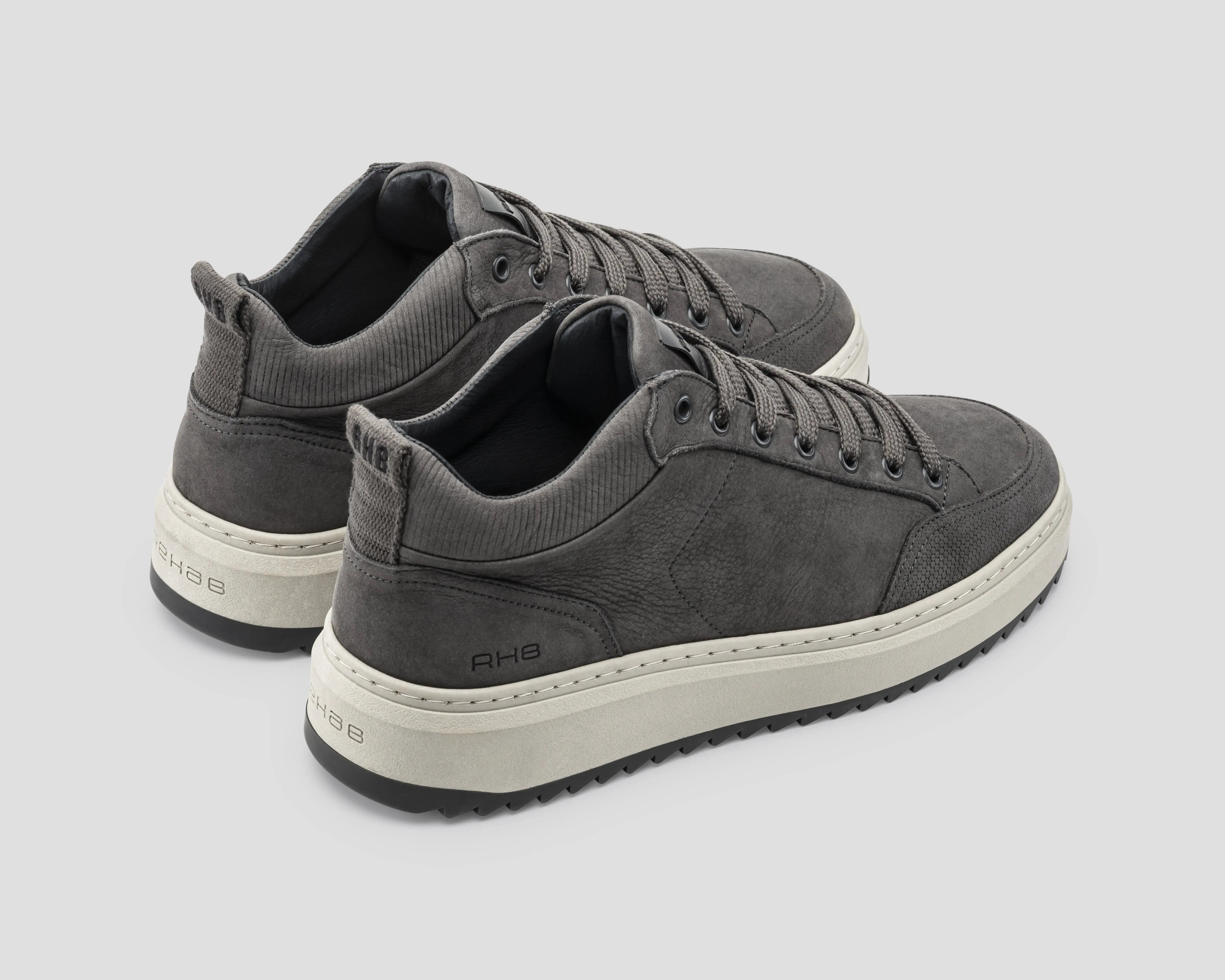 Russel Nub | Donkergrijze sneaker REHAB Footwear