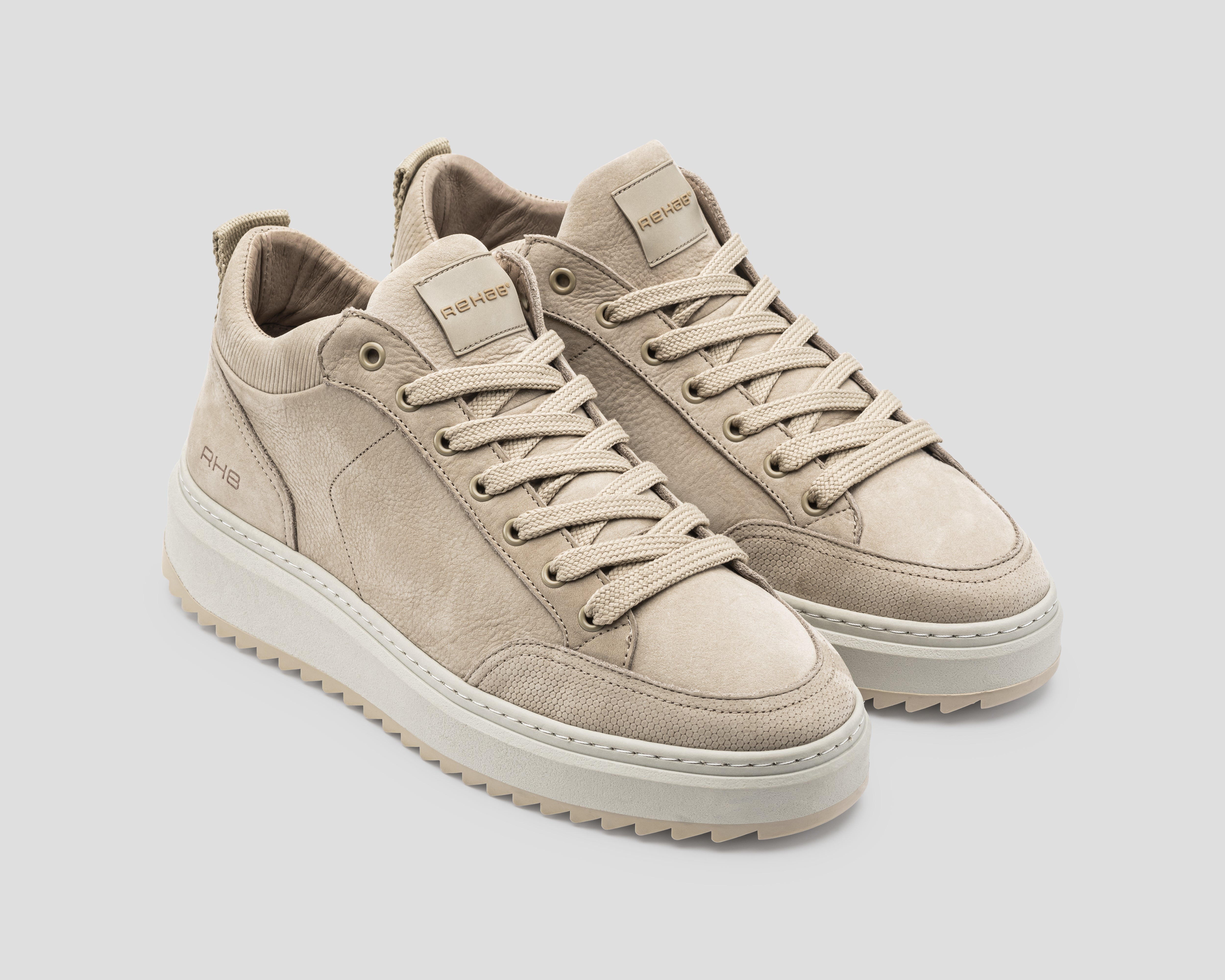 Russel Nub | Zandkleurige sneaker REHAB Footwear