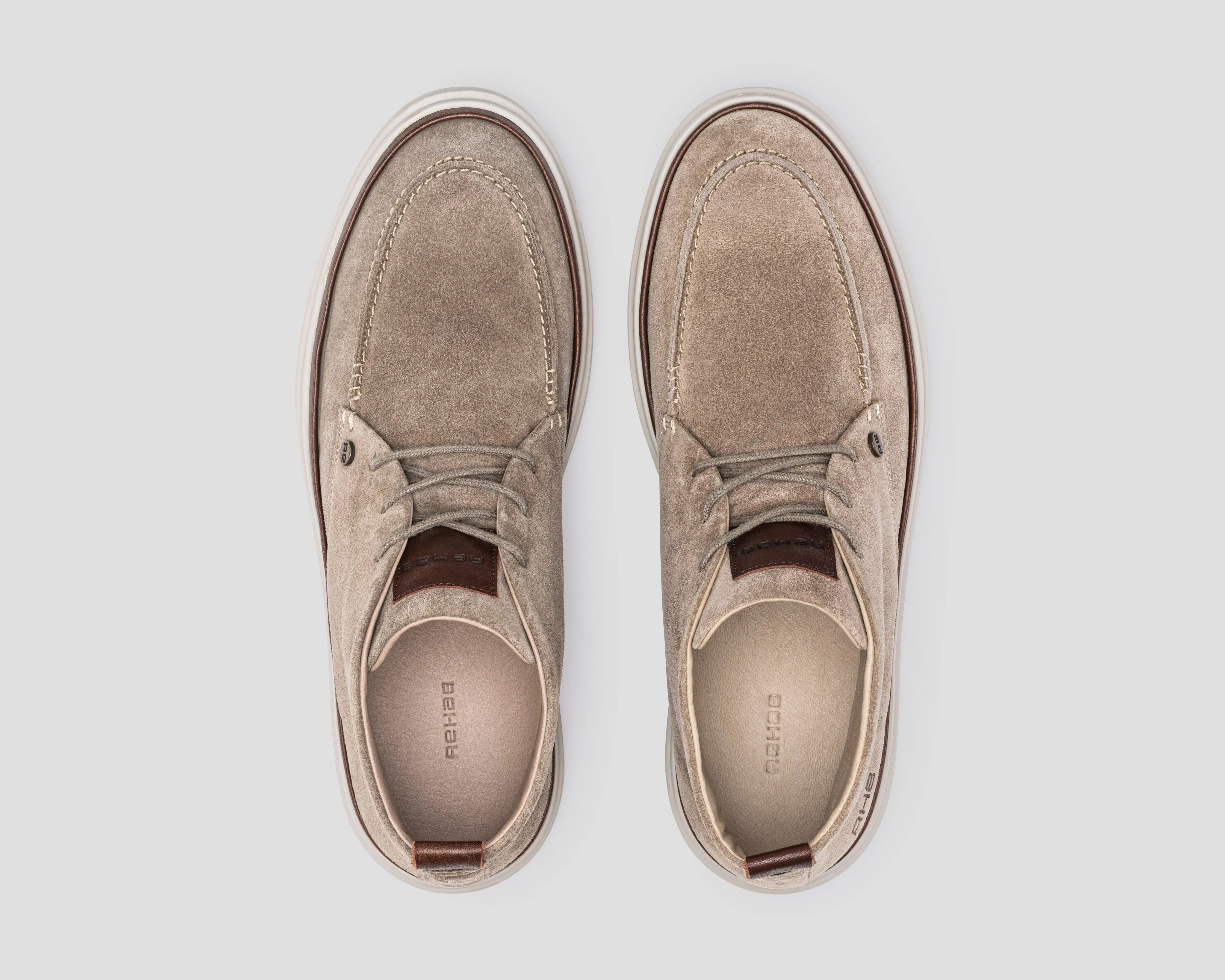 Hudson Sue | Zandkleurige veterschoenen REHAB Footwear