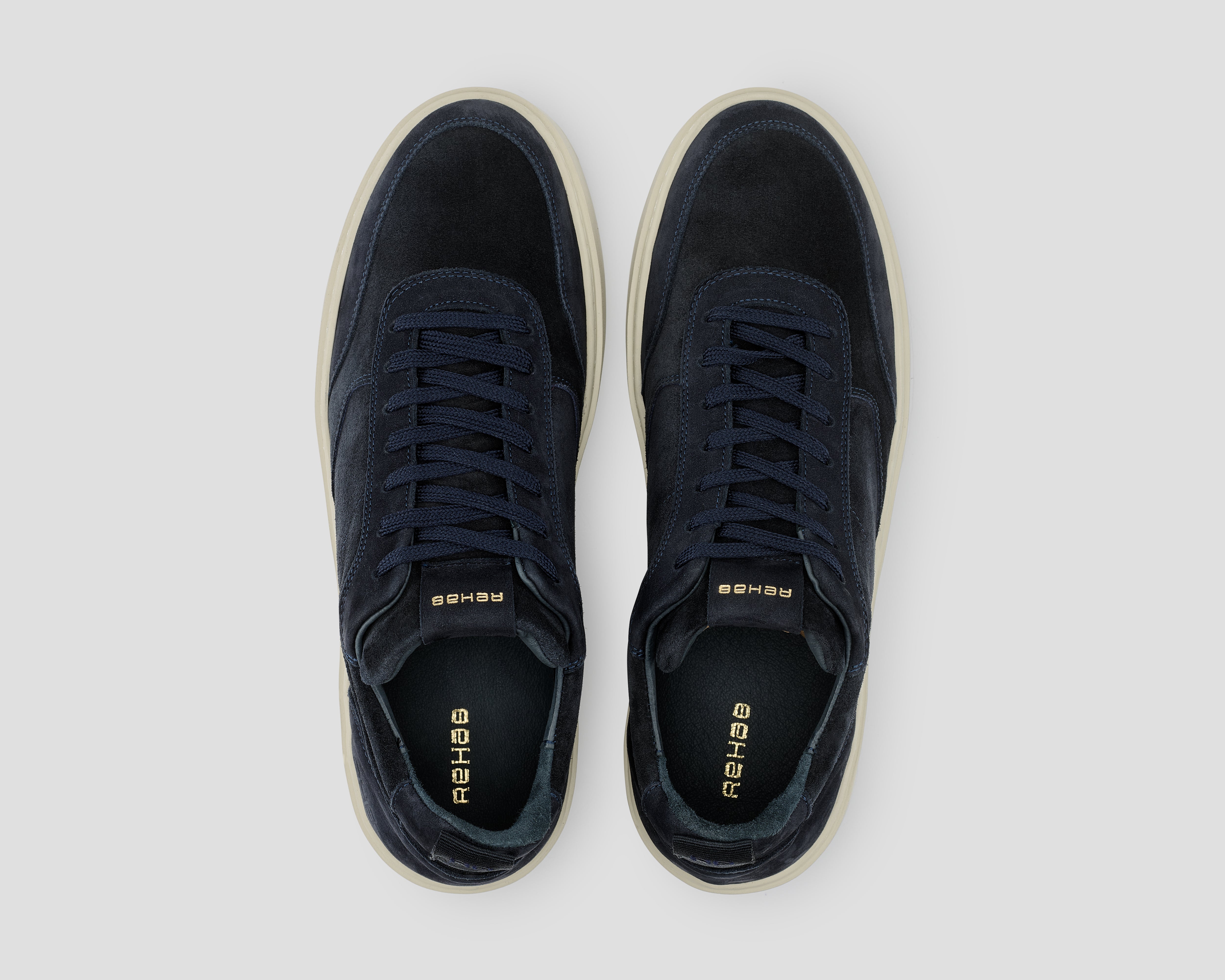Oliver Mid Sue Nub | Donkerblauwe sneaker REHAB Footwear