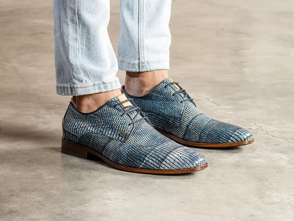 Greg Beach | Blauwe nette schoenen REHAB Footwear