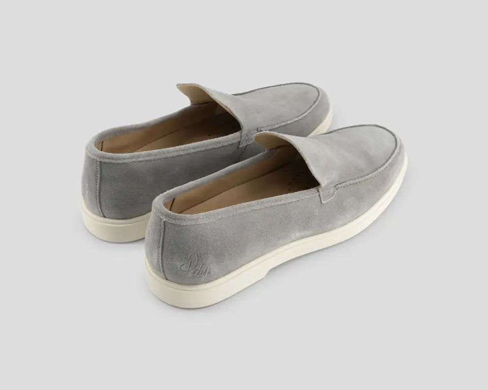 Simon | Lichtgrijze loafers REHAB Footwear