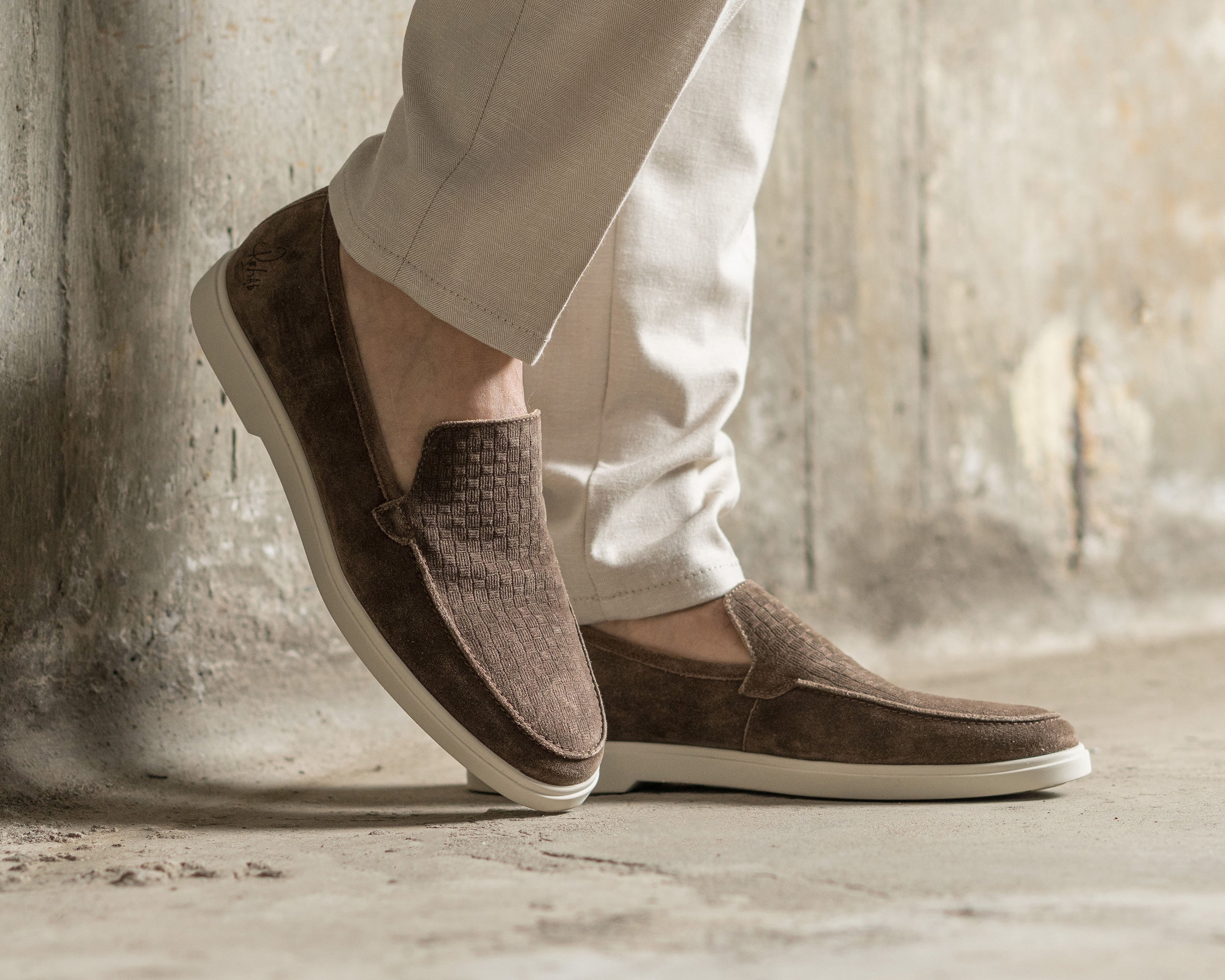 Simon Blocks | Donkerbruine loafer REHAB Footwear