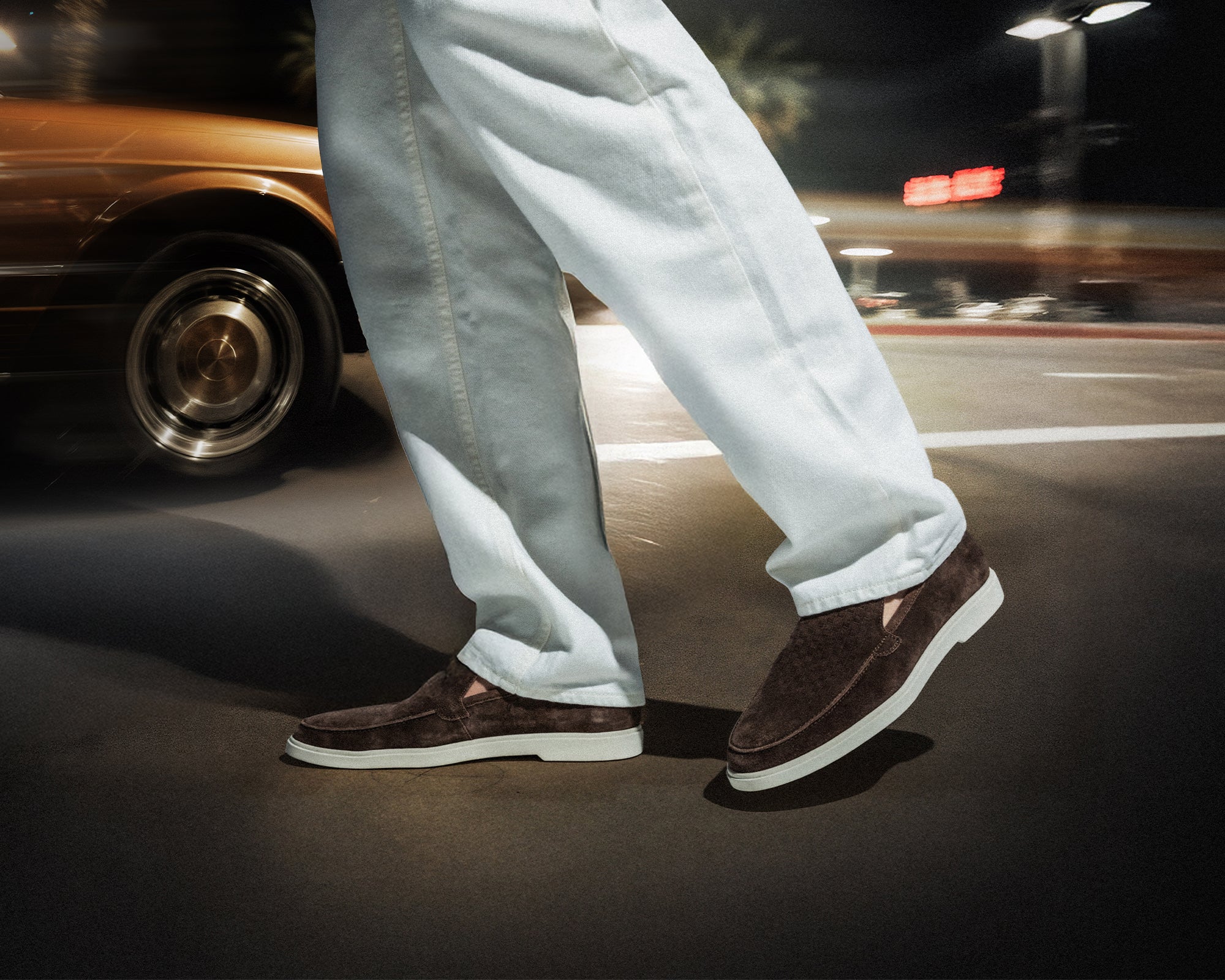 Simon Blocks | Donkerbruine loafer REHAB Footwear