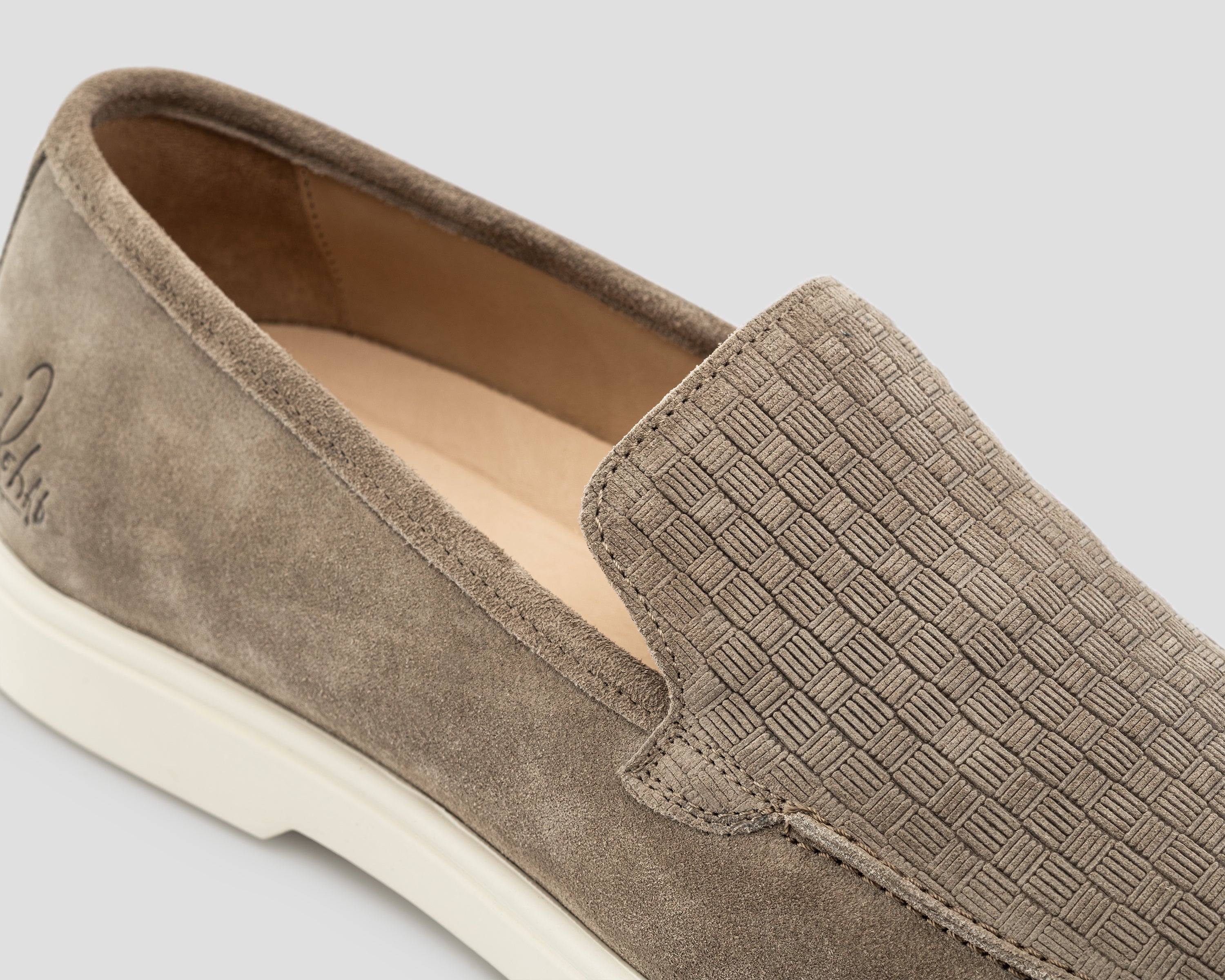 Simon Blocks | Zandkleurige loafer REHAB Footwear