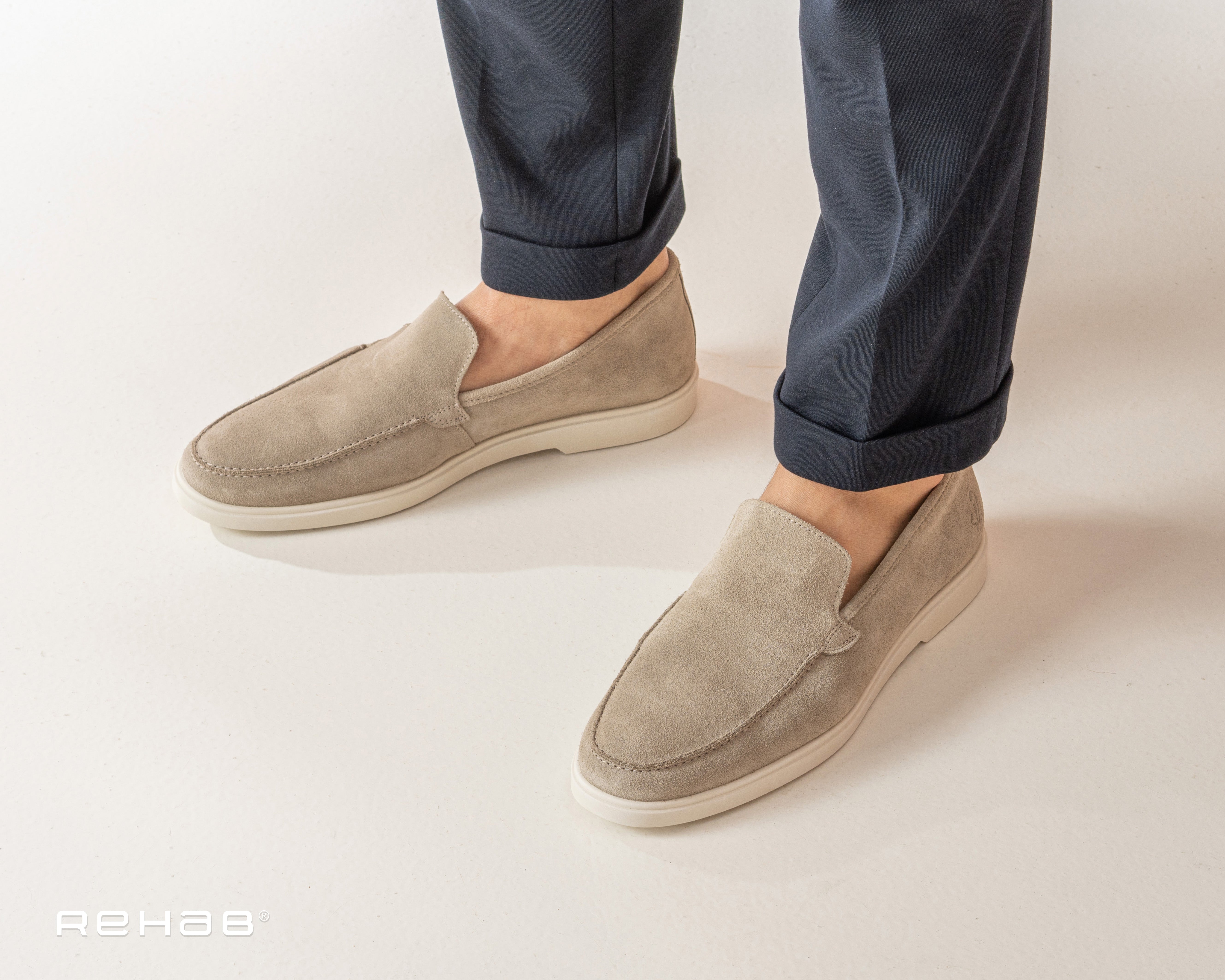 Simon | Taupe loafer REHAB Footwear