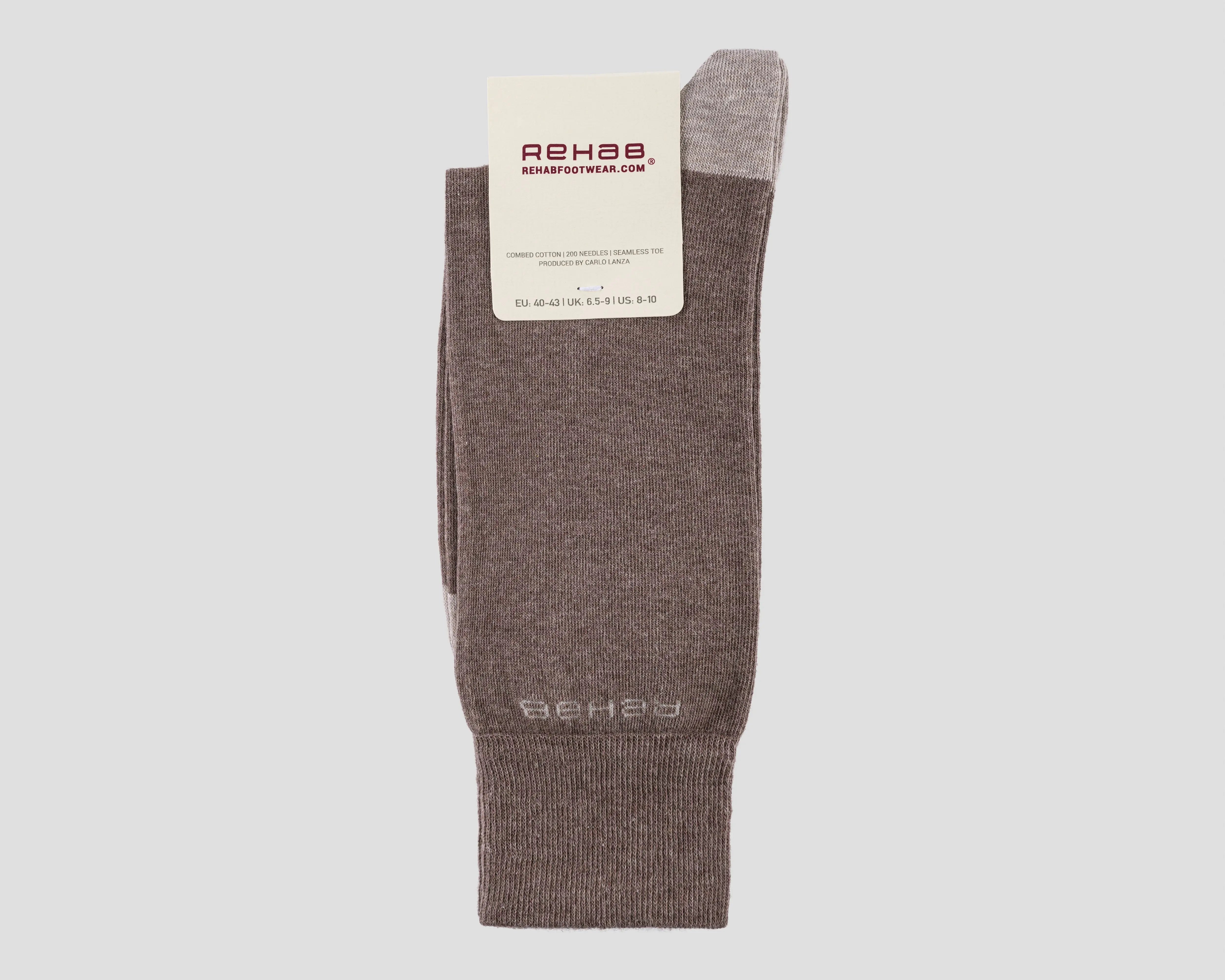 SOCK ESSENTIAL BRWN-SND REHAB Footwear