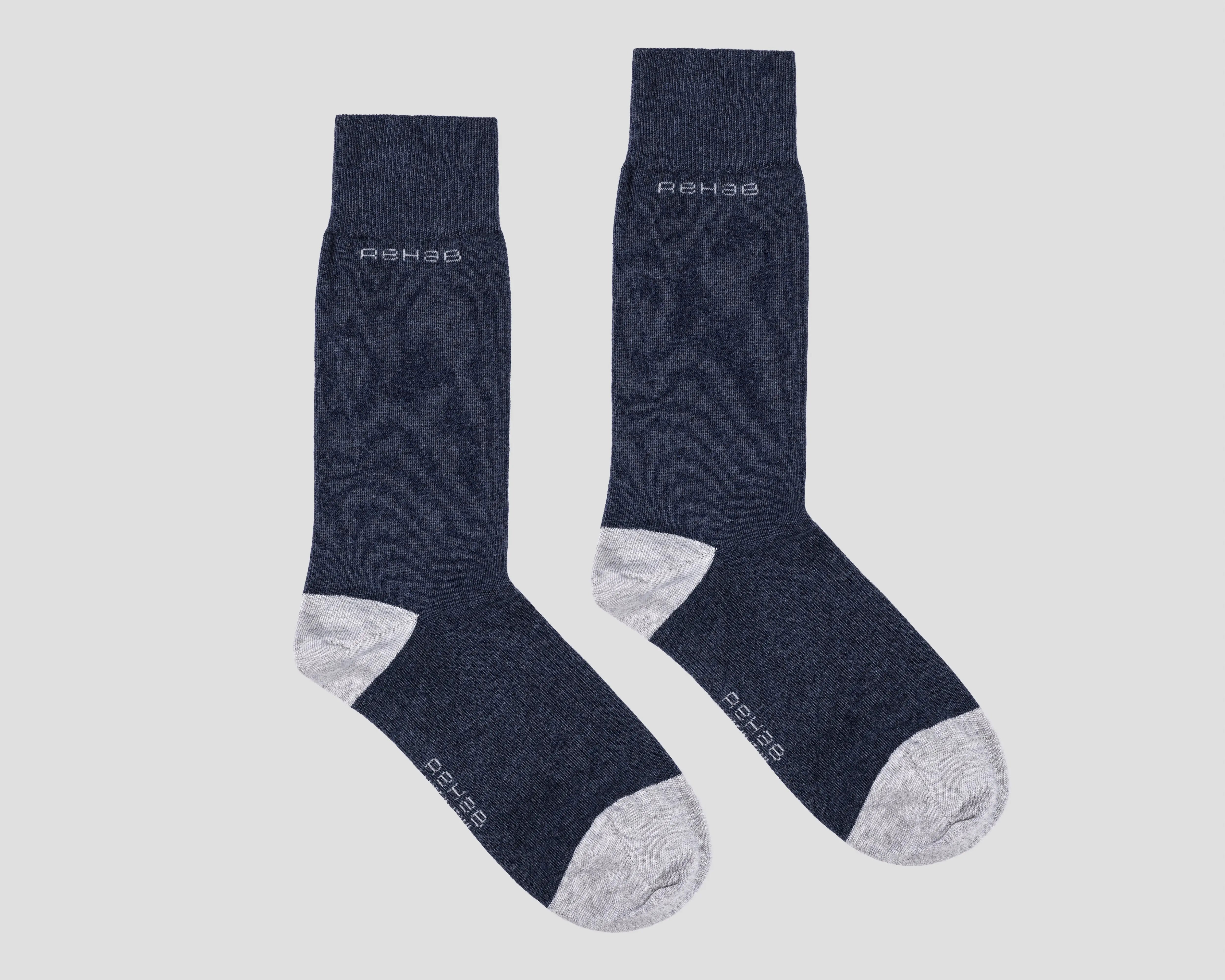 SOCK ESSENTIAL DKBLUE-GREY REHAB Footwear